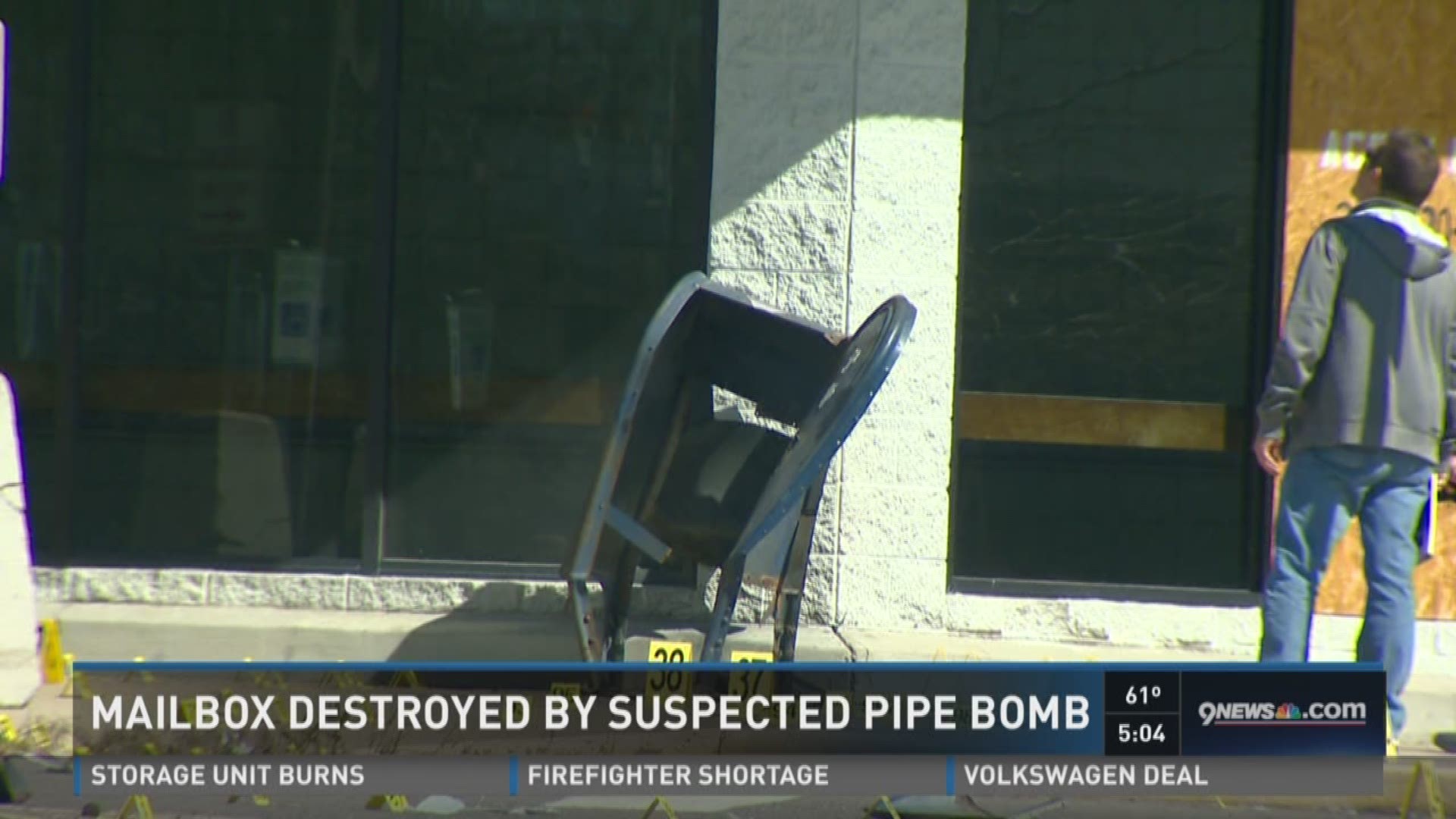 Pipe bomb suspected in Arvada mailbox explosion