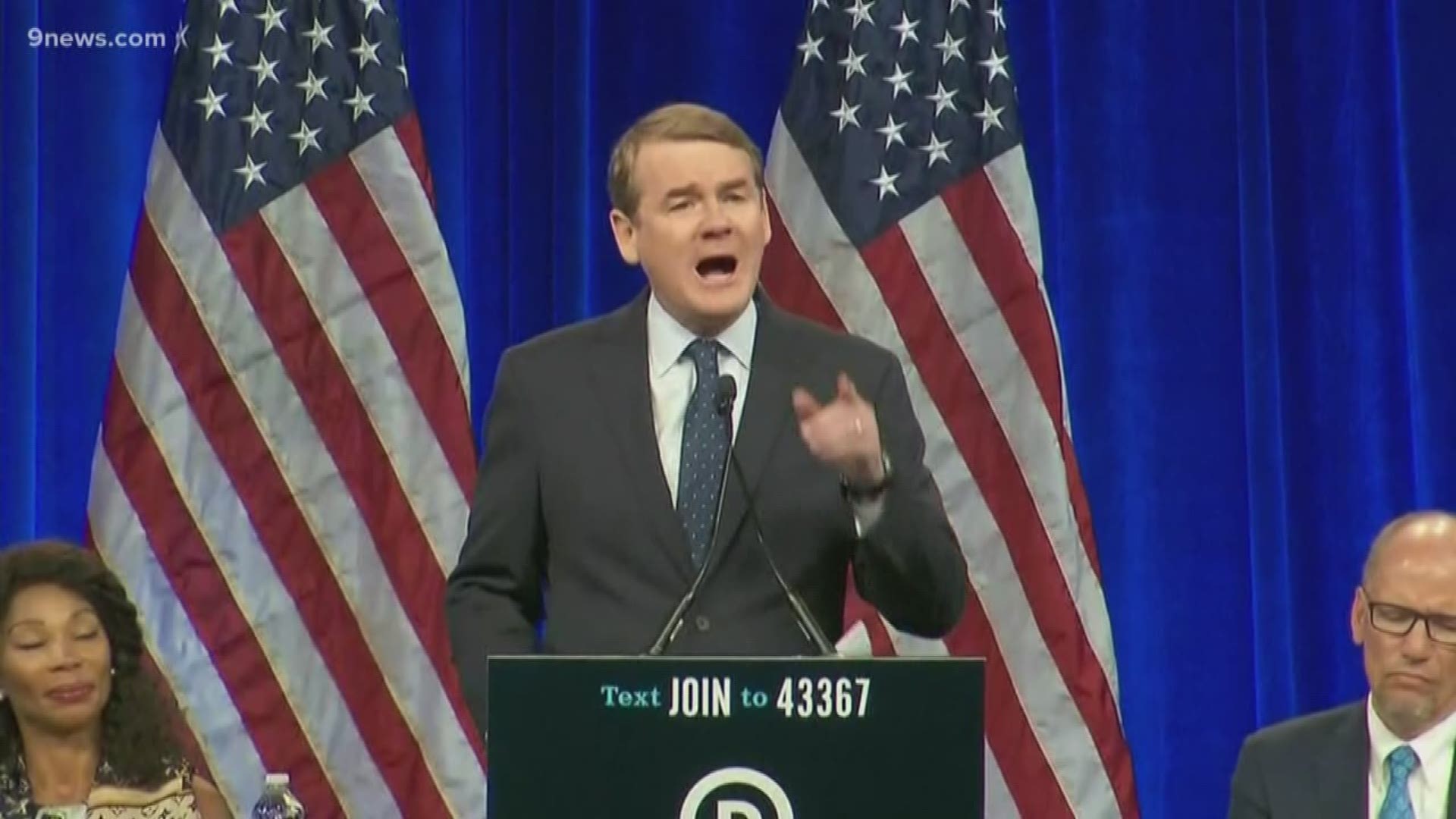 Michael Bennet said he was not happy with the Democratic National Convention for its rules that prevented him from participating in the third debate.