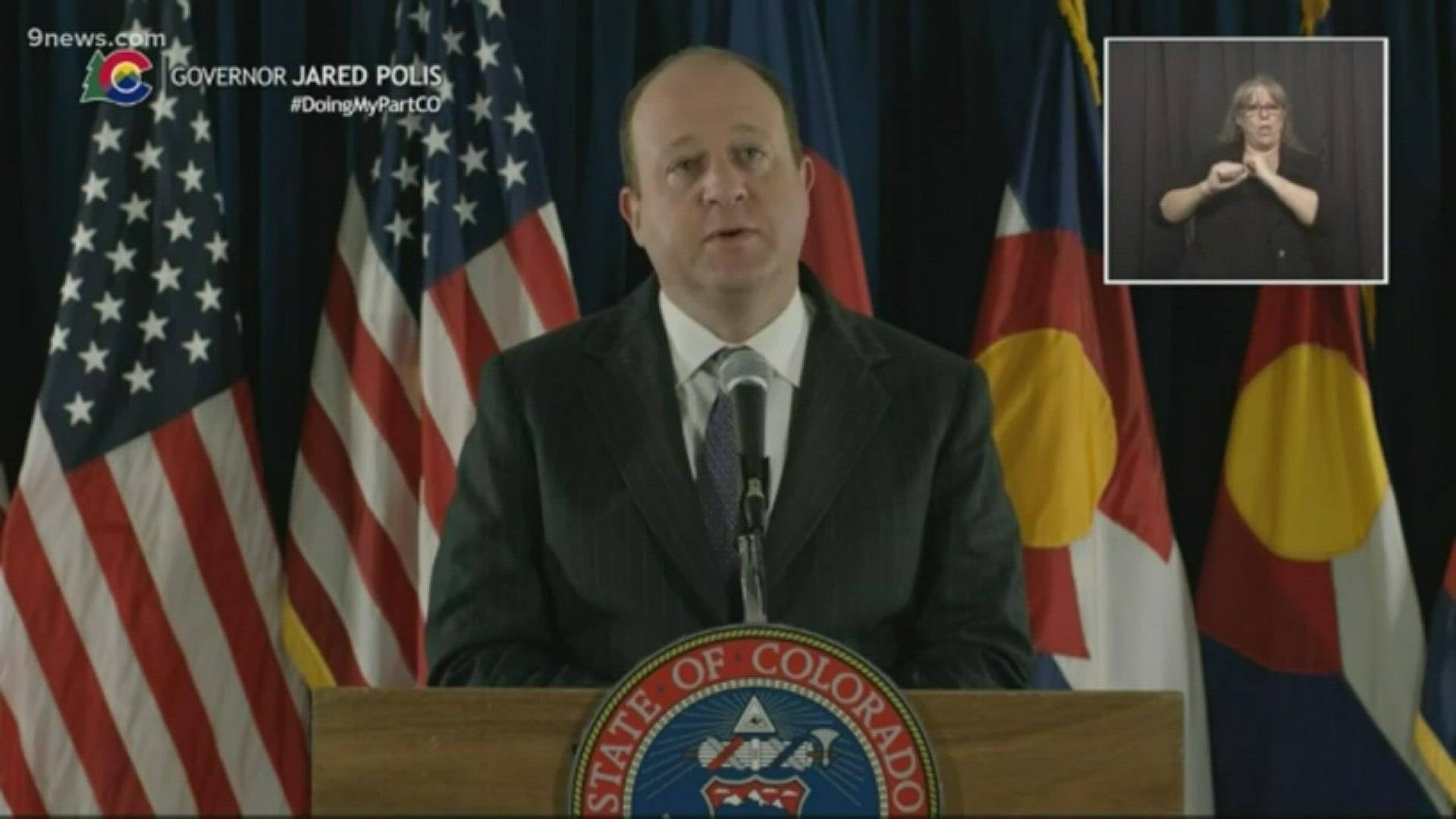 Watch Colorado Governor Jared Polis' full news conference from 6/4/20.