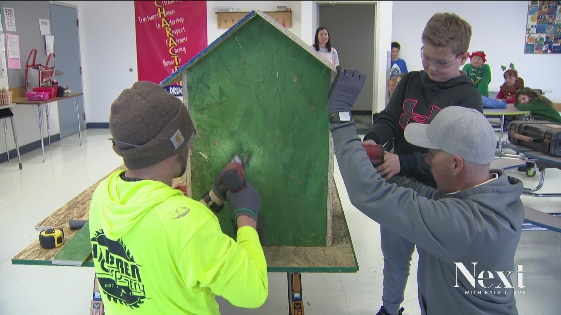 3rd graders in Littleton saw their little library project get accidentally blown up by fireworks, but it didn't quell their desire to make a new one before Christmas