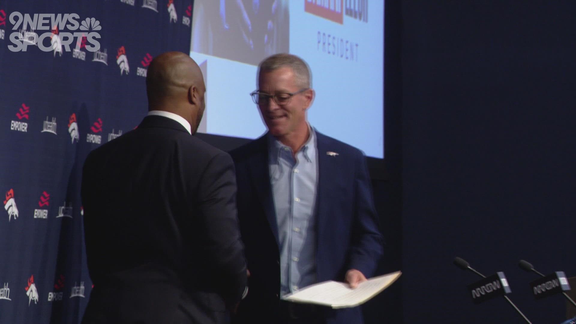 Mike Klis sat down with new Denver Broncos team president Damani Leech following his introductory press conference.