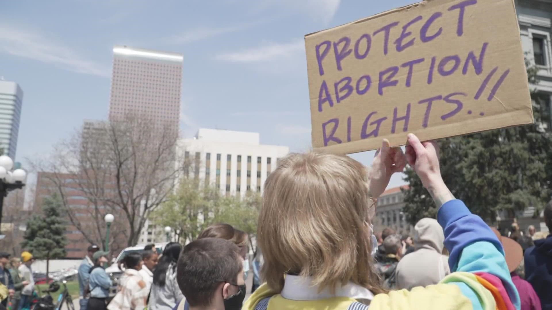 Protesters who support the right to abortion say they will keep showing up to make their voices heard.