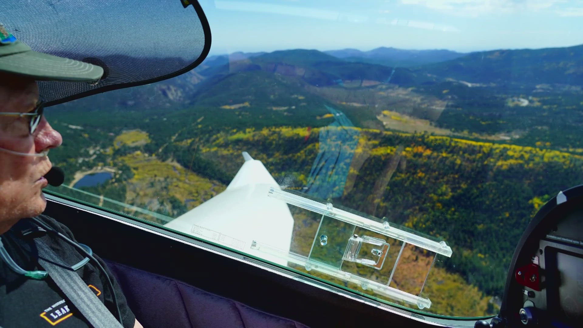 Pilot Mike Exner takes to the skies in a 2 or 3-hour glide to take in changing fall foliage from Guanella Pass to Rocky Mountain National Park and shares his view.