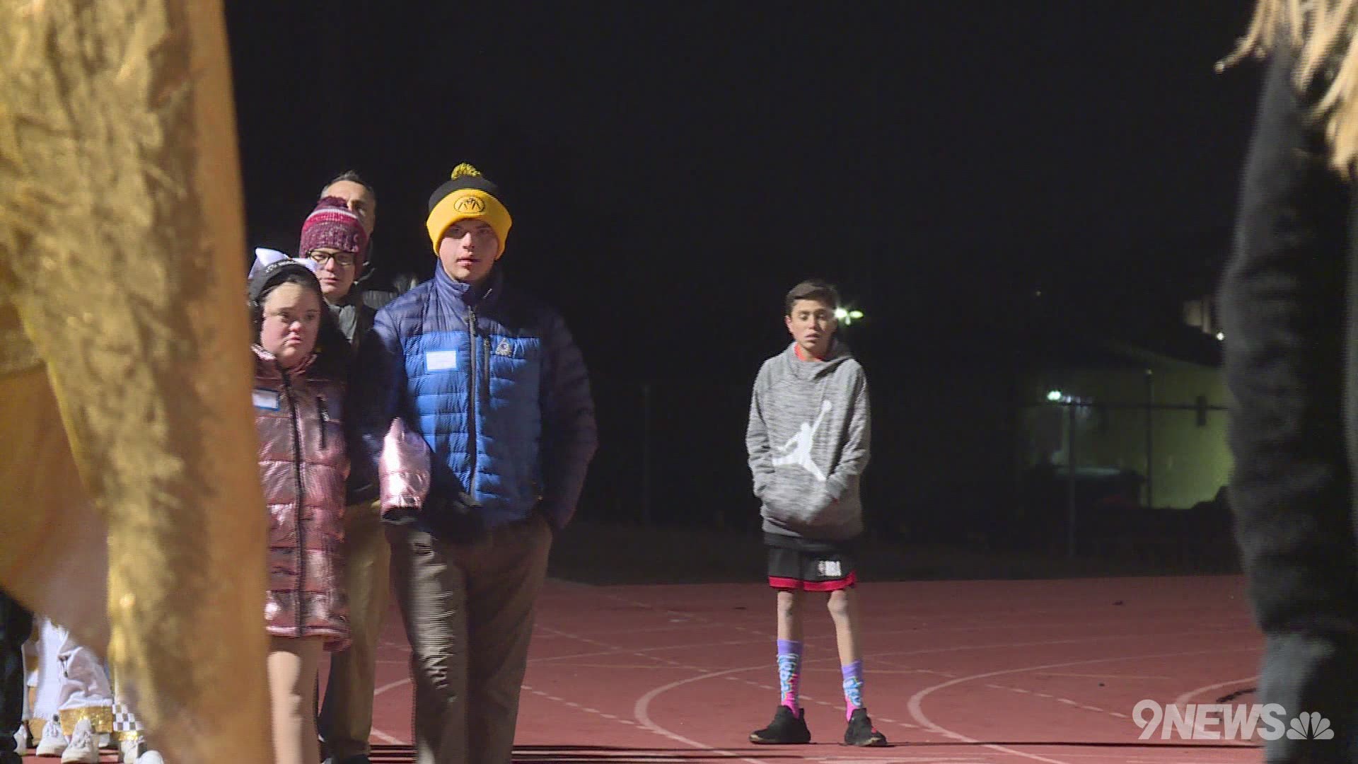 Under the Friday night lights, the biggest moment between Arapahoe High School and Overland didn't happen during the game, but at half time.