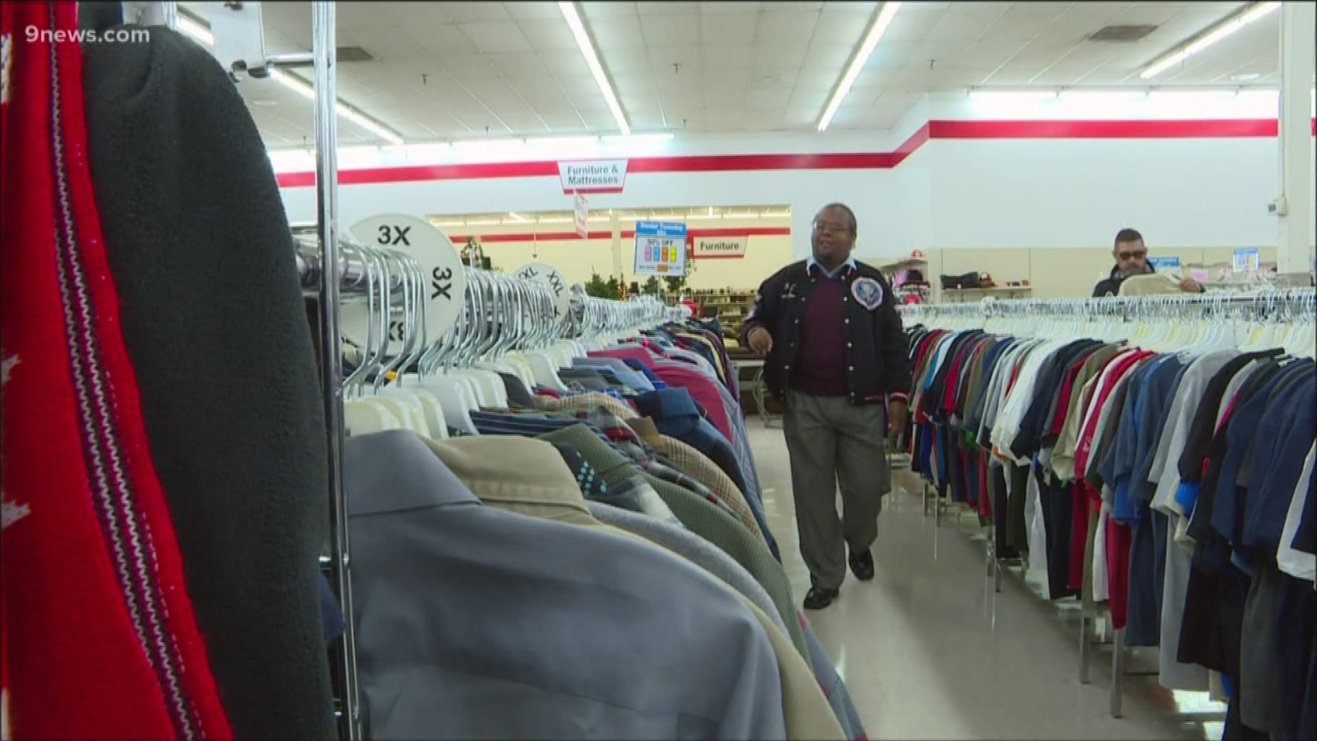 Donations of clothes and household items will go to ARC thrift stores. They are one of Colorado’s  largest employers of people with autism, down syndrome, and cerebr