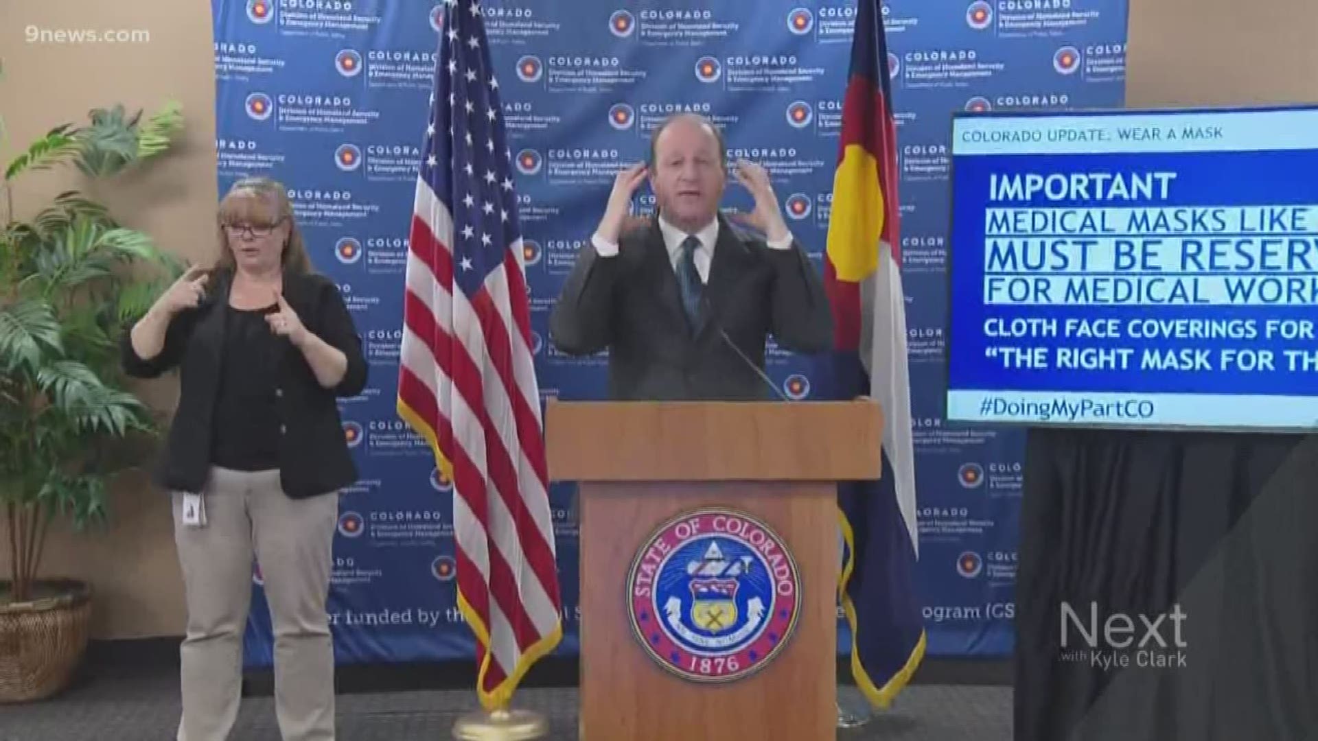 Right before federal health experts advised Americans to wear masks, Gov. Polis asked Colorado to do it. Let's discuss that.