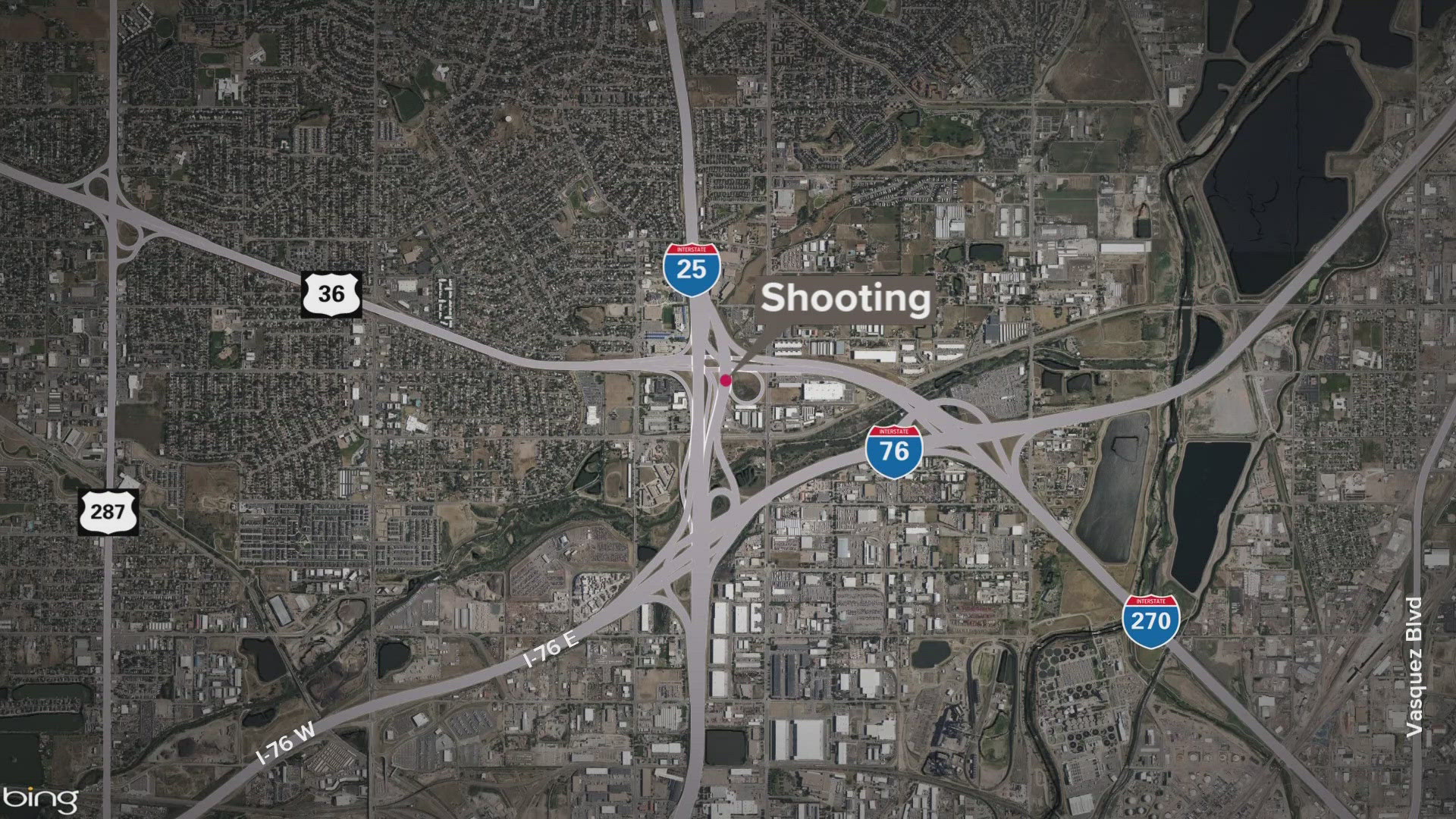 Multiple northbound lanes on I-25 were closed Saturday morning while deputies investigated the shooting.