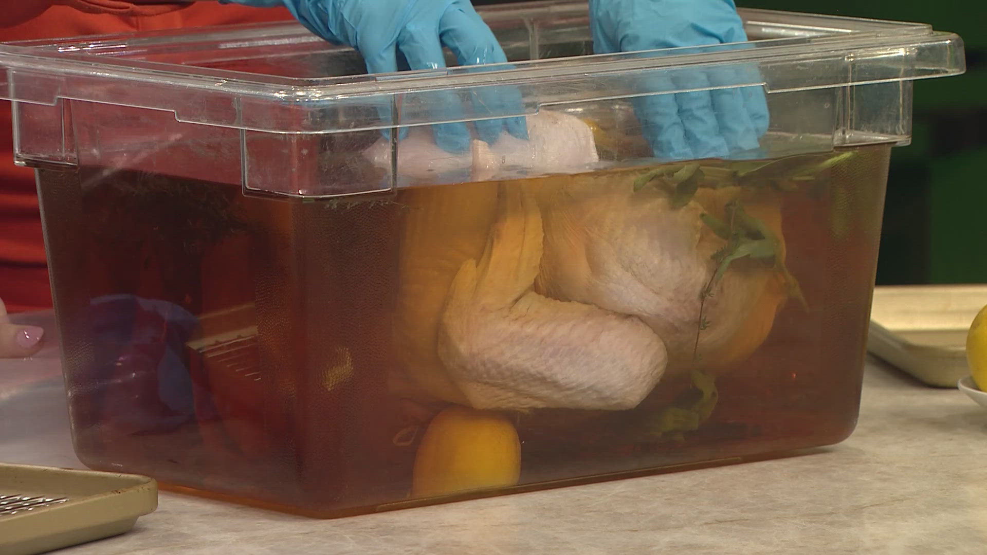 Chef Colleen Garcia with the Auguste Escoffier School of Culinary Arts talks about the best way to brine turkey.