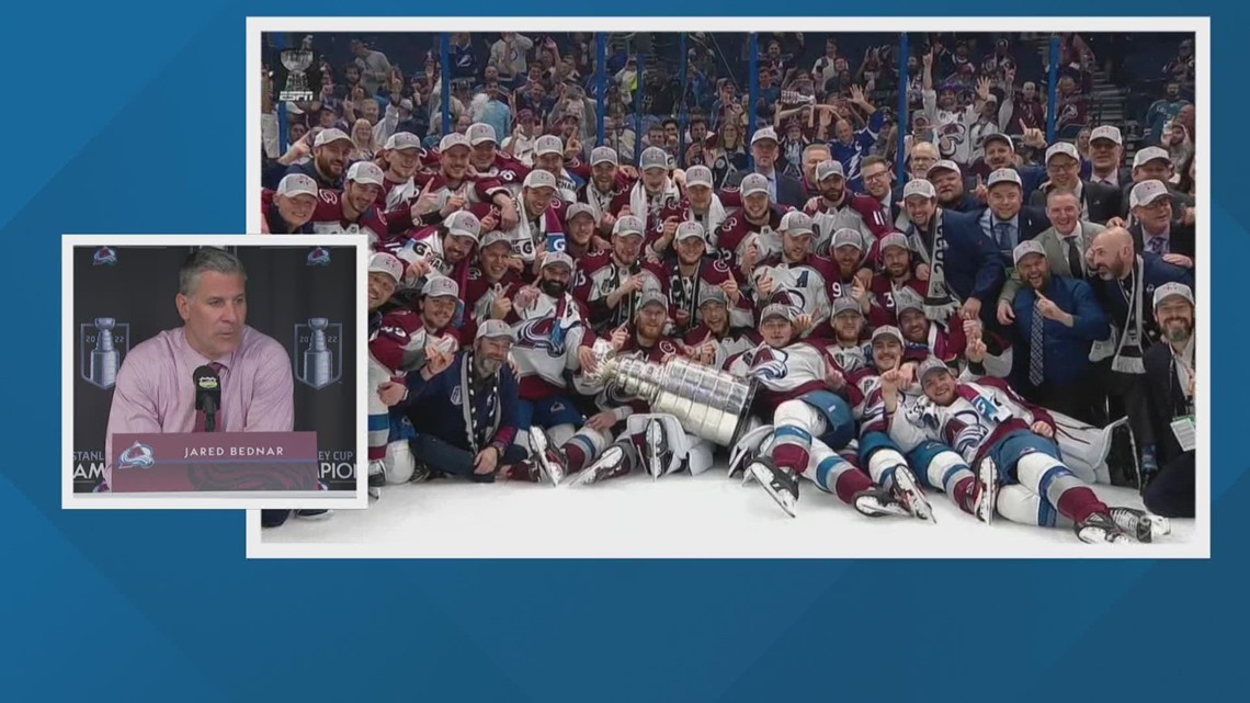Avalanche head coach Jared Bednar speaks on Stanley Cup win