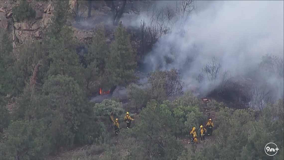 Fire Burning About One Acre Of Brush, Trees In Jefferson County | 9news.com