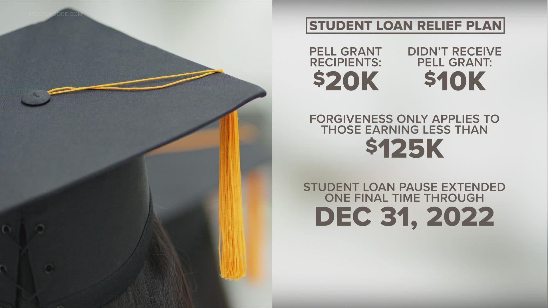 President Joe Biden announced a long-awaited plan to forgive some federal student debt Wednesday — but not everyone qualifies.