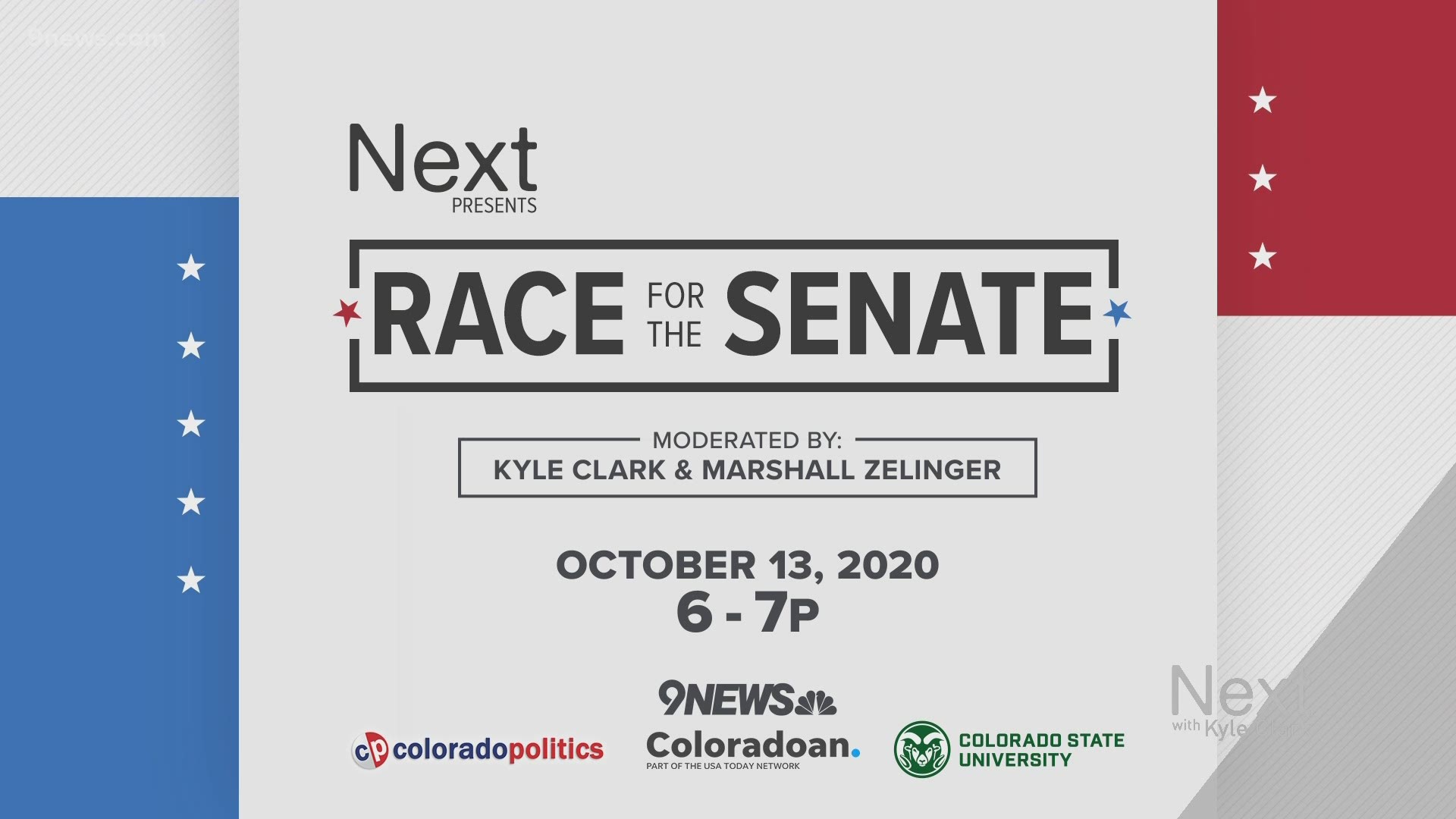 Sen. Cory Gardner and Democrat John Hickenlooper will debate on 9NEWS in October. This question followed the first presidential debate with repeated disruptions.