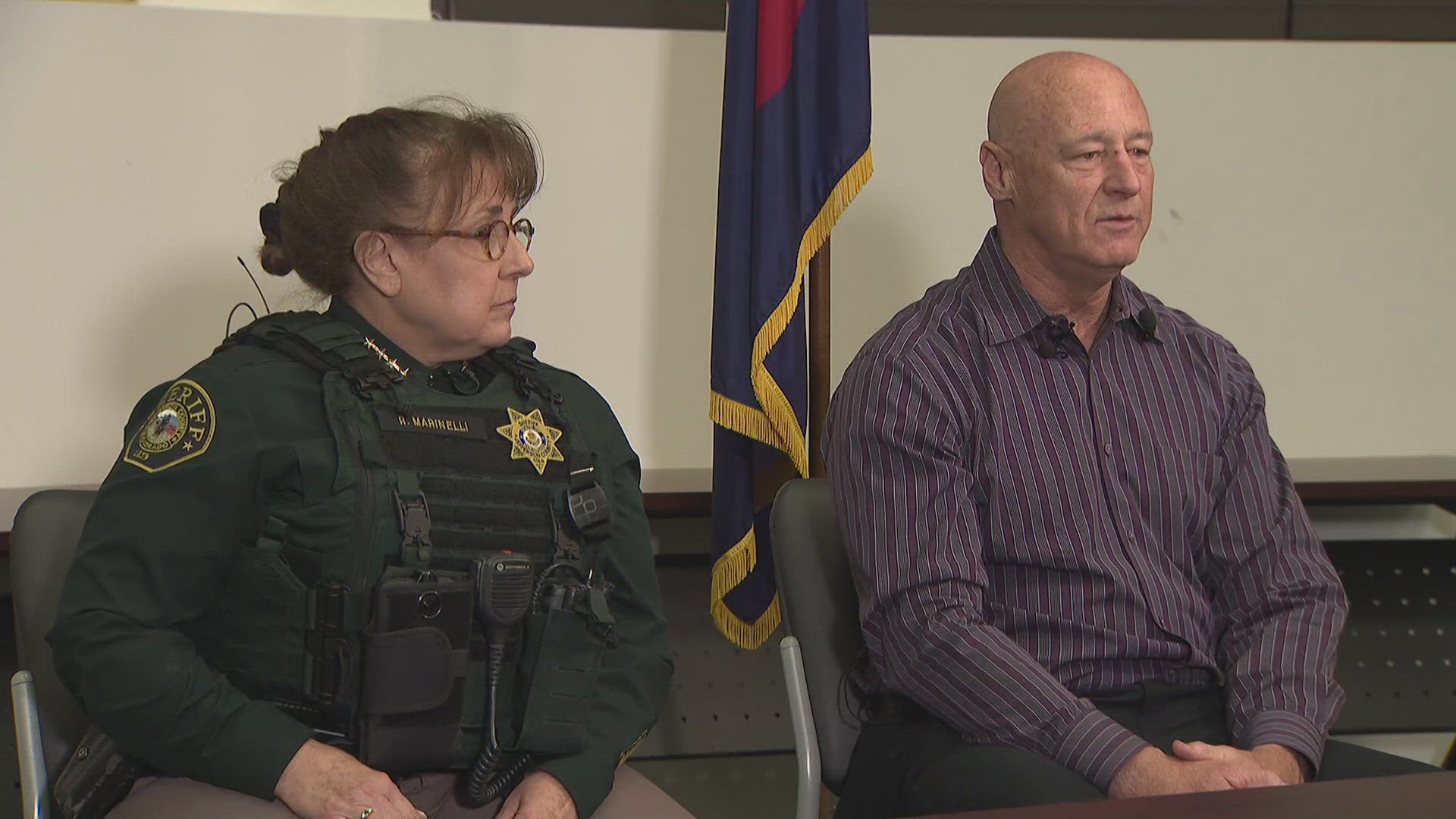 Morrison mayor Jeffco sheriff discuss police department dissolution Morrison mayor Jeffco sheriff discuss police department dissolution