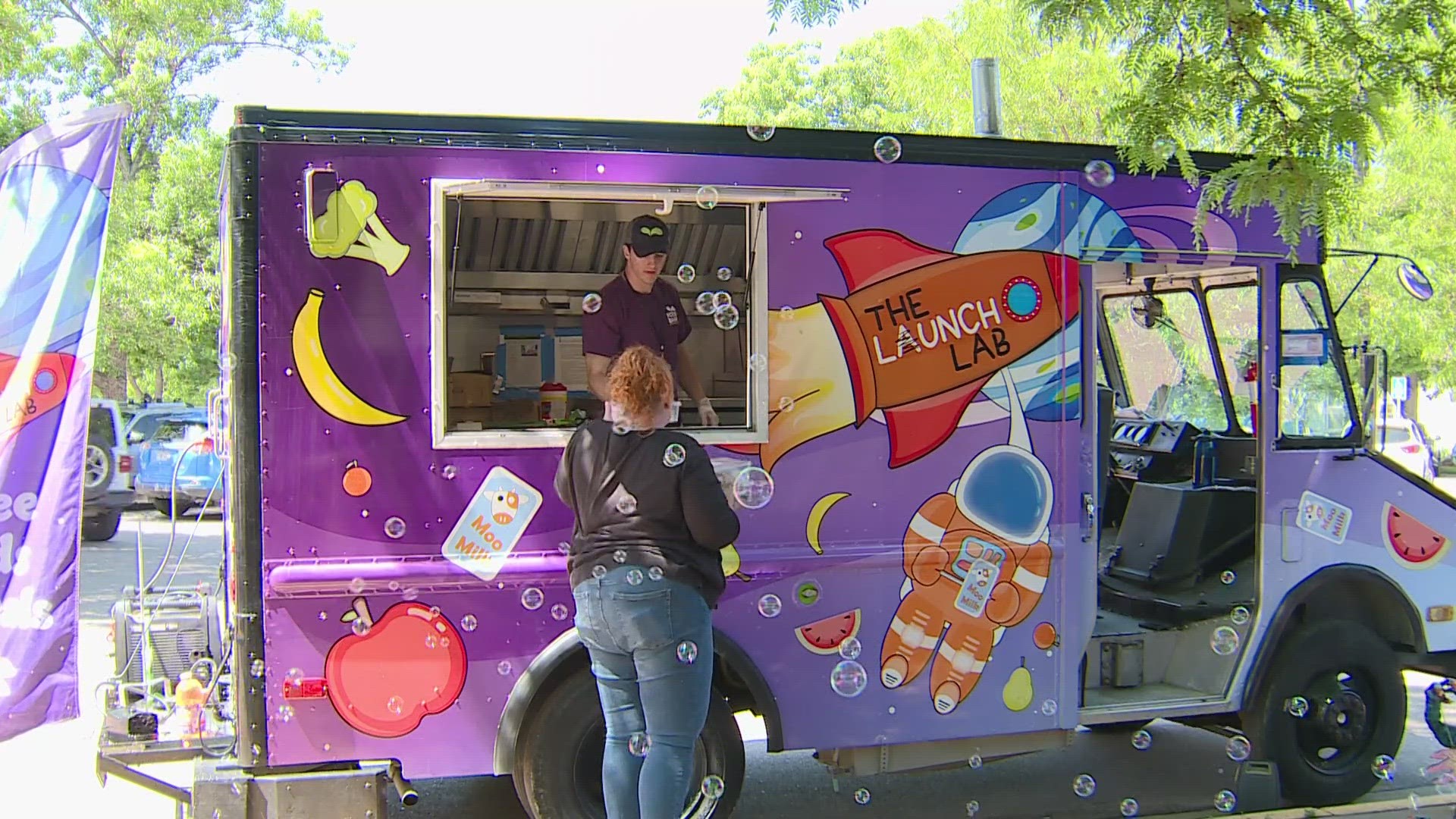 Now that school is out for summer, a food truck in Larimer County is helping to provide free lunch for  kids.