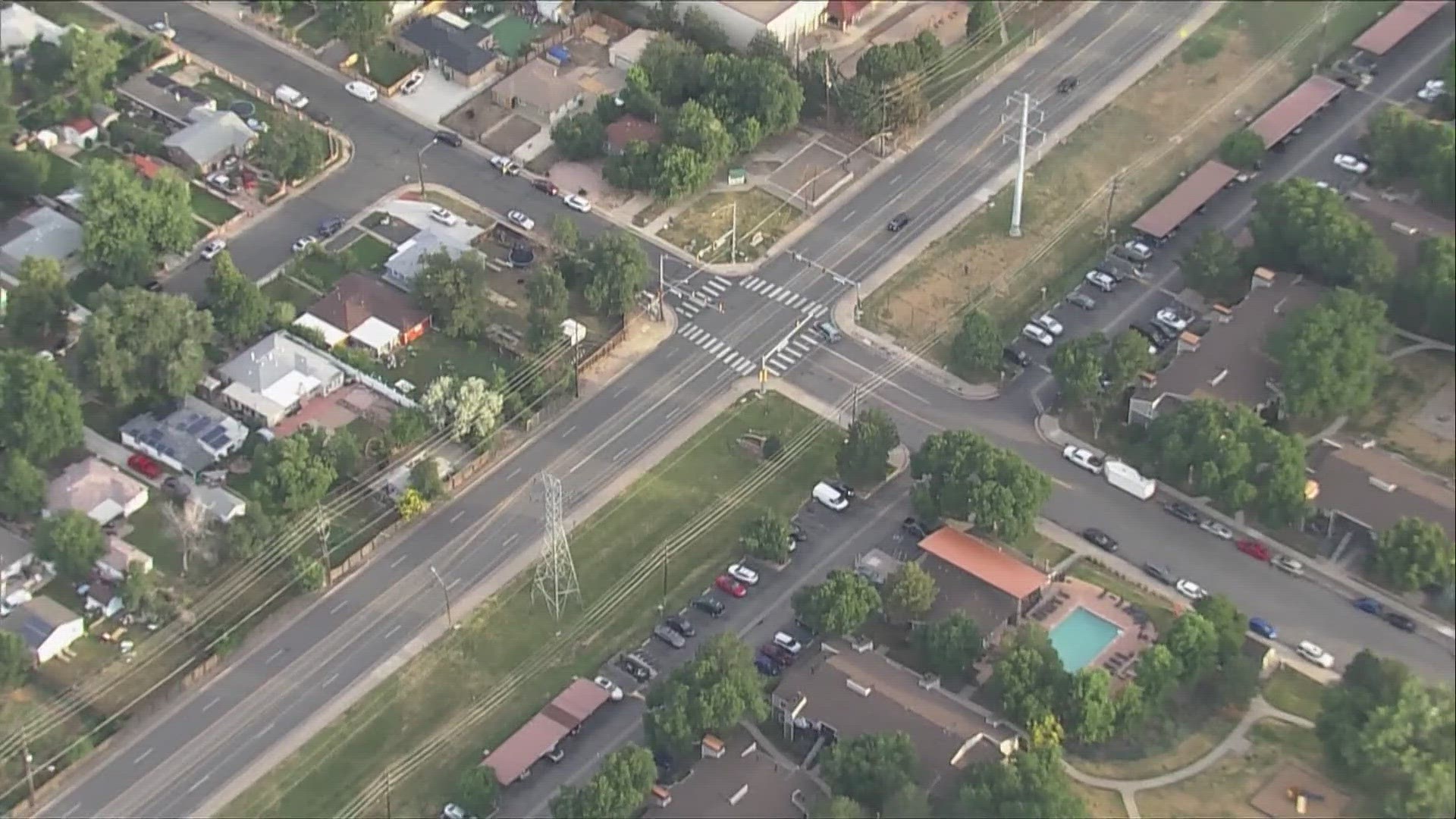 The boy was driven to the hospital after being shot in the area of East 13th Avenue and Potomac Street, according to police.