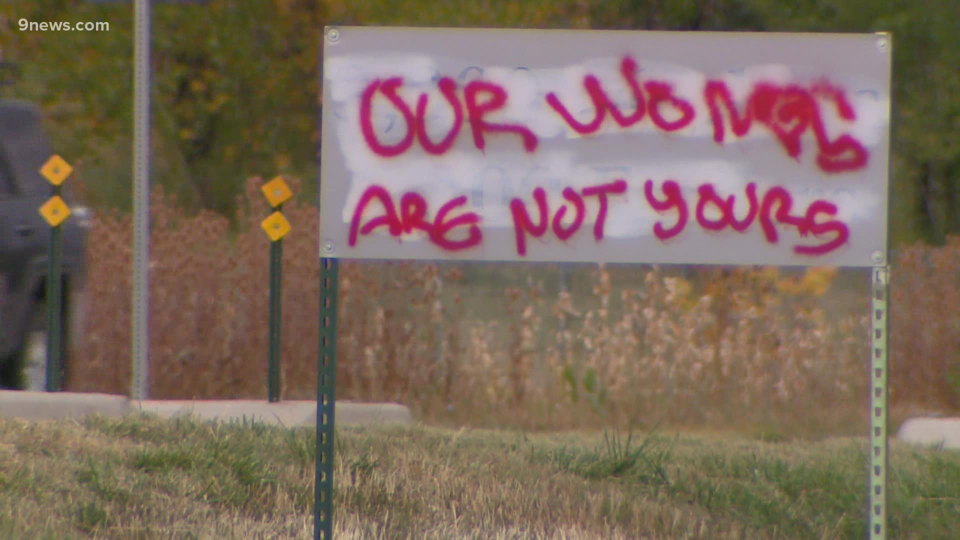 The Boulder County Sheriff's Office is investigating. Much of the graffiti read messages about abortion and being pro-choice.