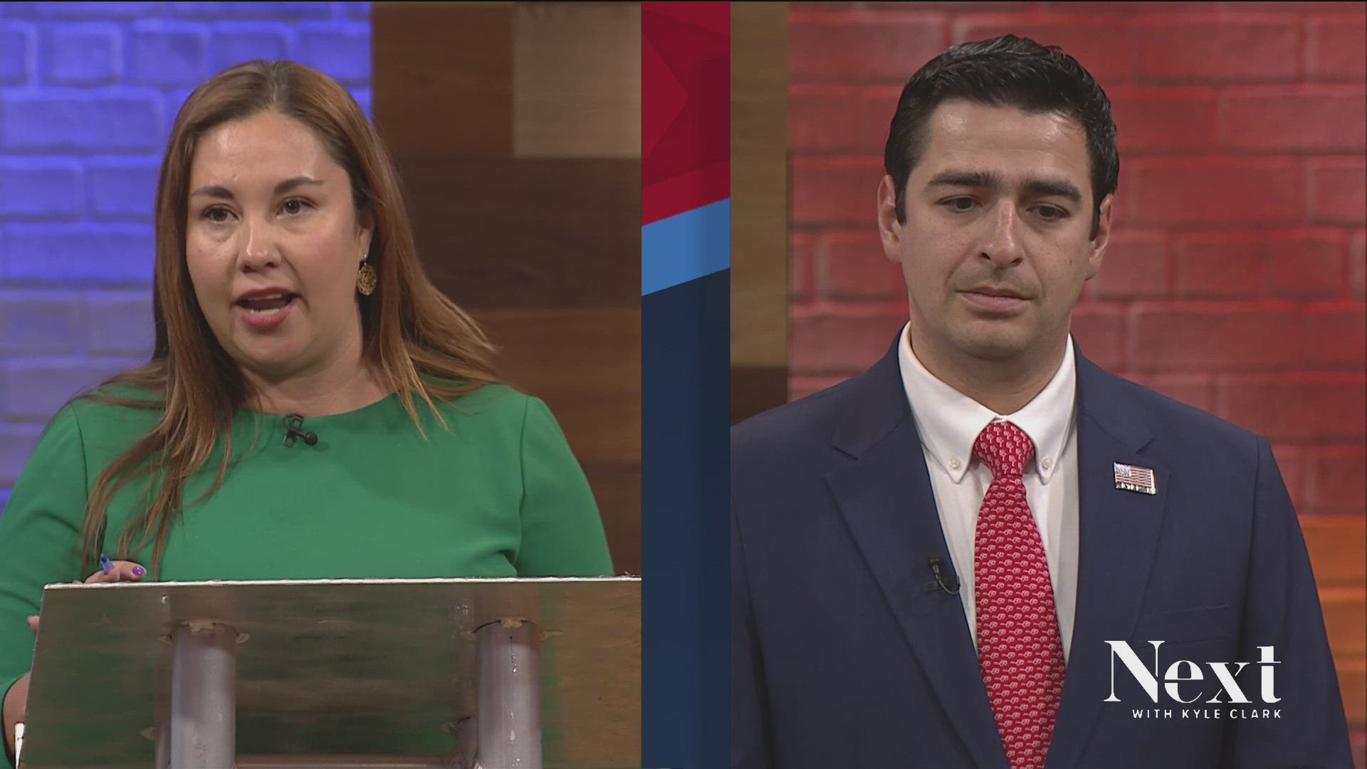 Rep. Yadira Caraveo (D) and Gabe Evans (R) are running to represent Colorado 8th Congressional District. They faced off in a live debate on 9NEWS.