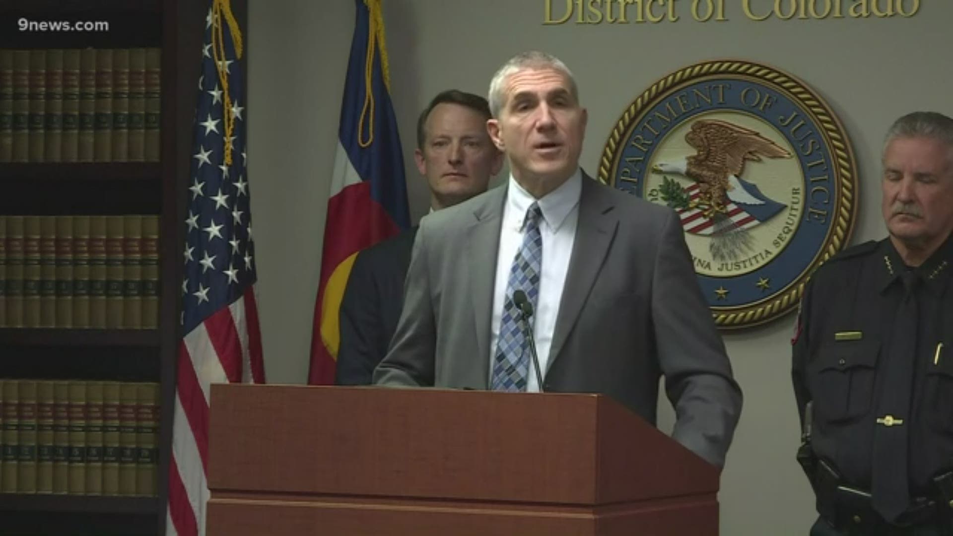 The US Attorney General's Office held a press conference Monday after a white supremacist was arrested for plotting to bomb a Pueblo synagogue.