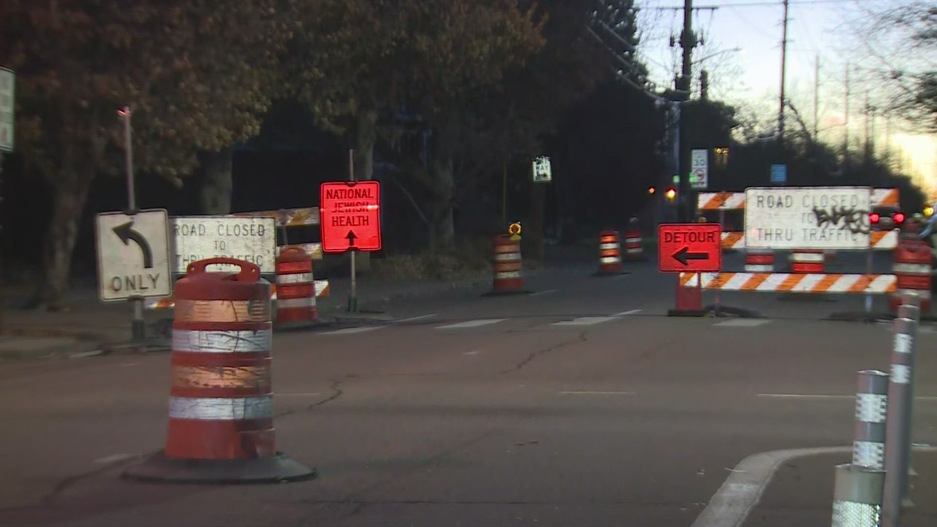 Denver is upgrading its stormwater system along East 14th Avenue from Jackson to Colorado Boulevard.