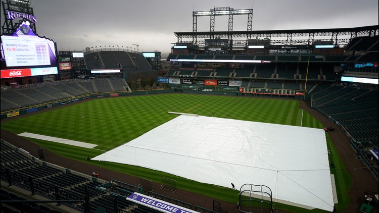 Rockies game scheduled for Friday night postponed due to weather