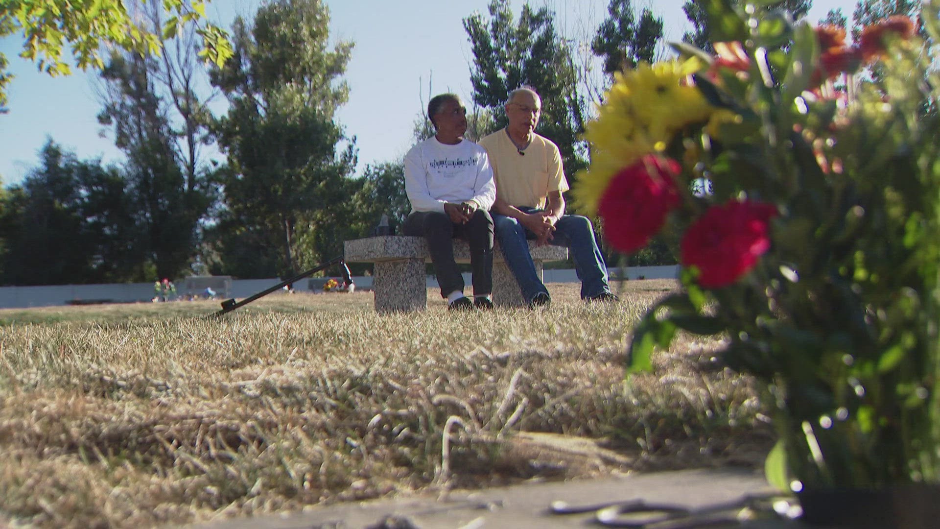 A couple noticed the one on their son's grave was missing when they visited to mark 24 years since his death.