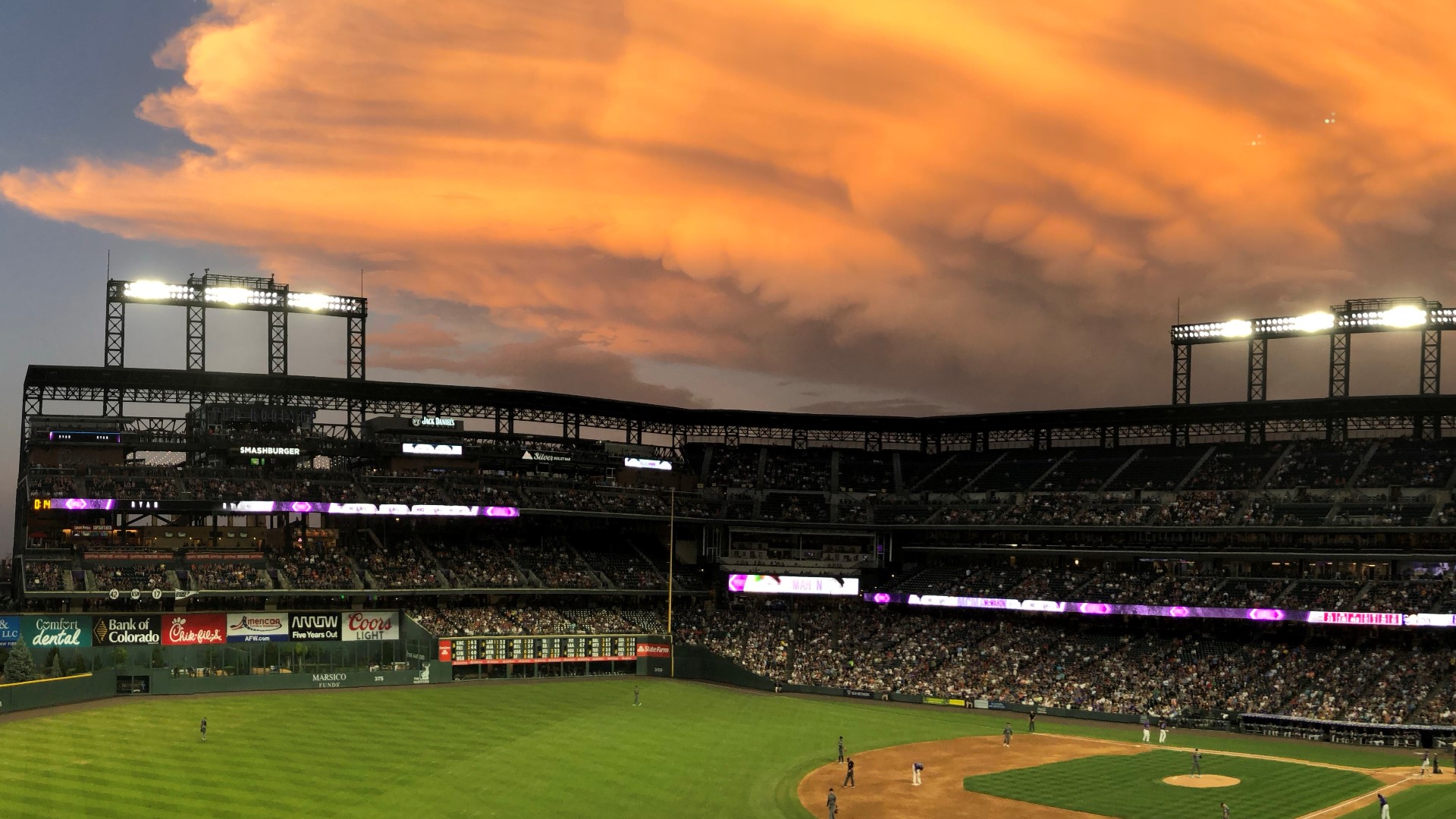 In 2019, nearly 2.9 million people have visited Coors Field.