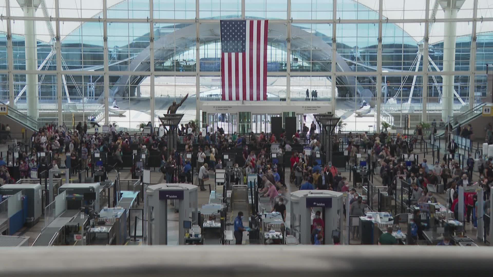 The ranking is based on passenger traffic in 2021. DIA has never ranked higher on the list.