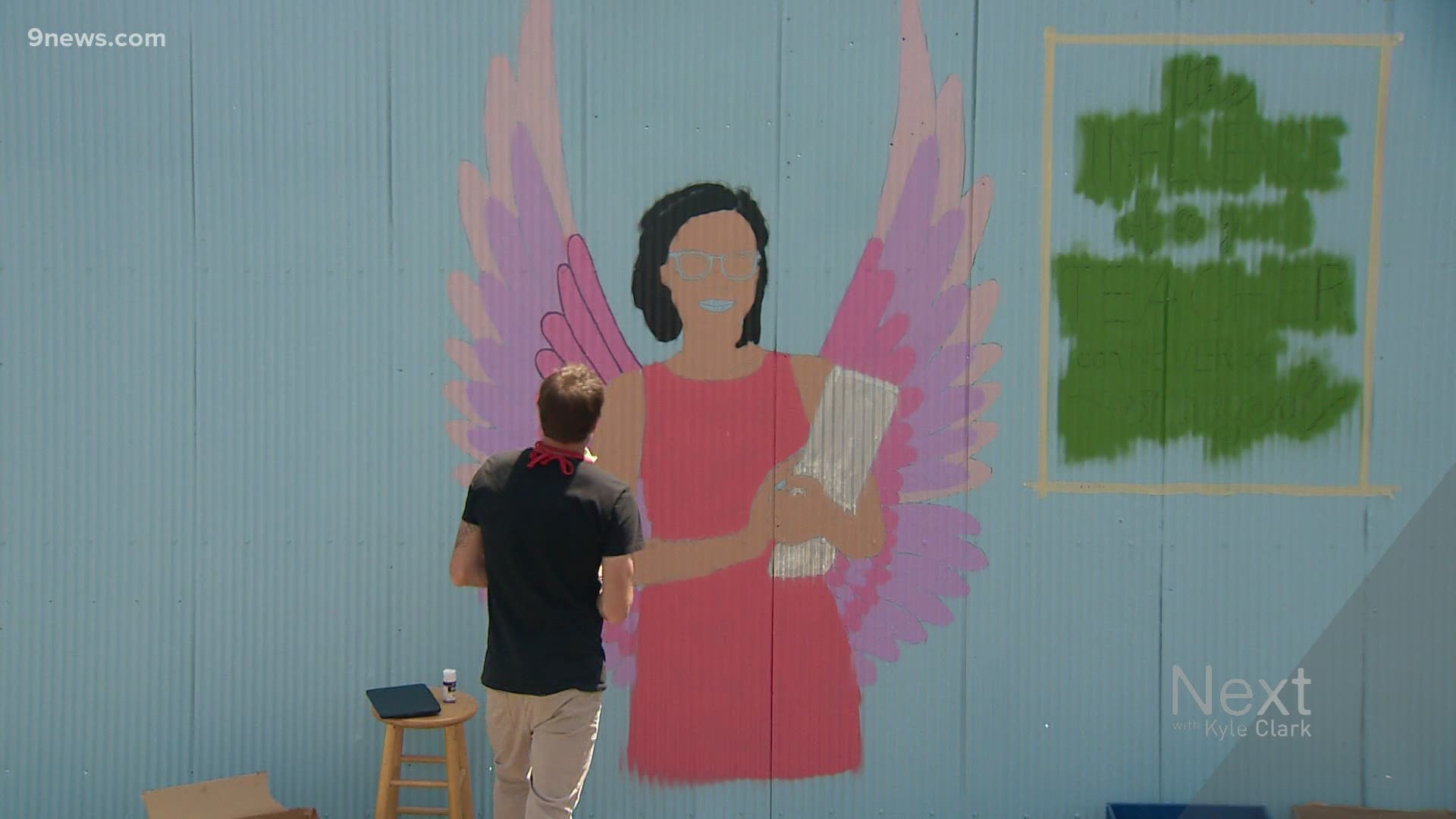 It started with one mural, off of Colfax, that got worldwide attention for honoring healthcare workers. Austin Zucchini-Fowler didn't stop there.