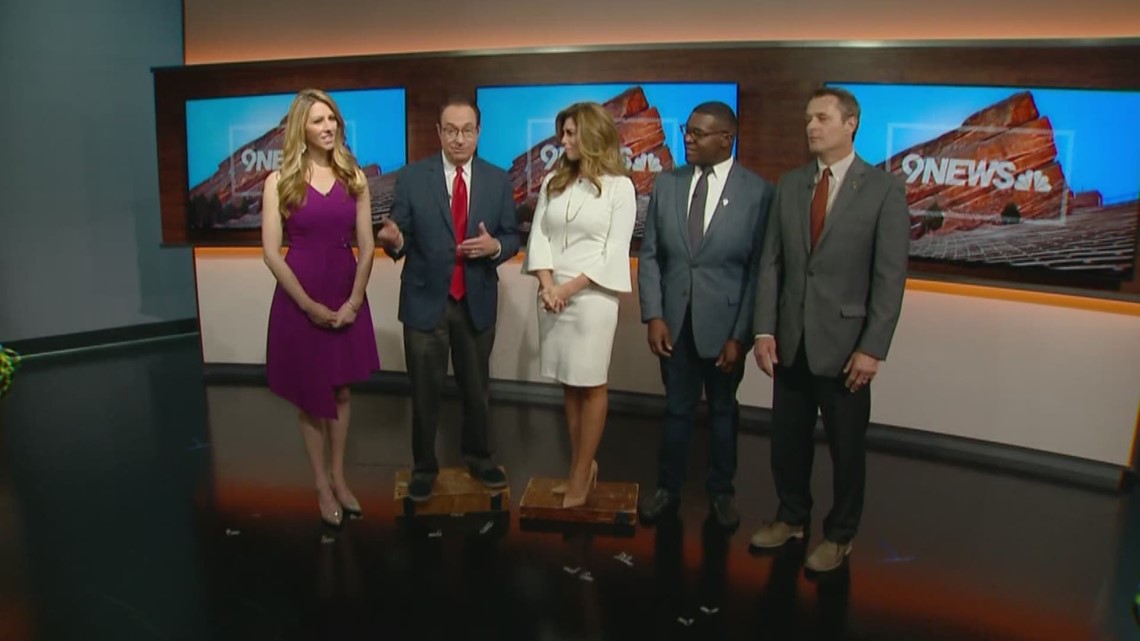 Gas Prices Denver >> Behind the scenes: How tall are the 9NEWS anchors? | 9news.com Gas Prices Denver >> Behind the scenes: How tall are the 9NEWS anchors? | 9news.com