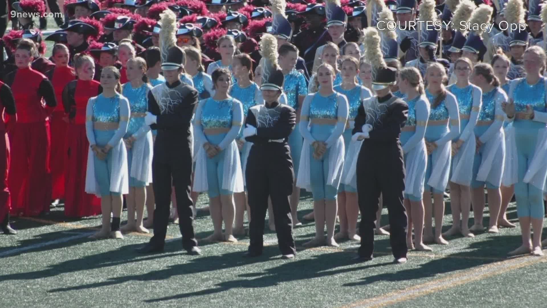 Colorado marching band students are reeling after the competition season was canceled due to COVID-19 concerns.