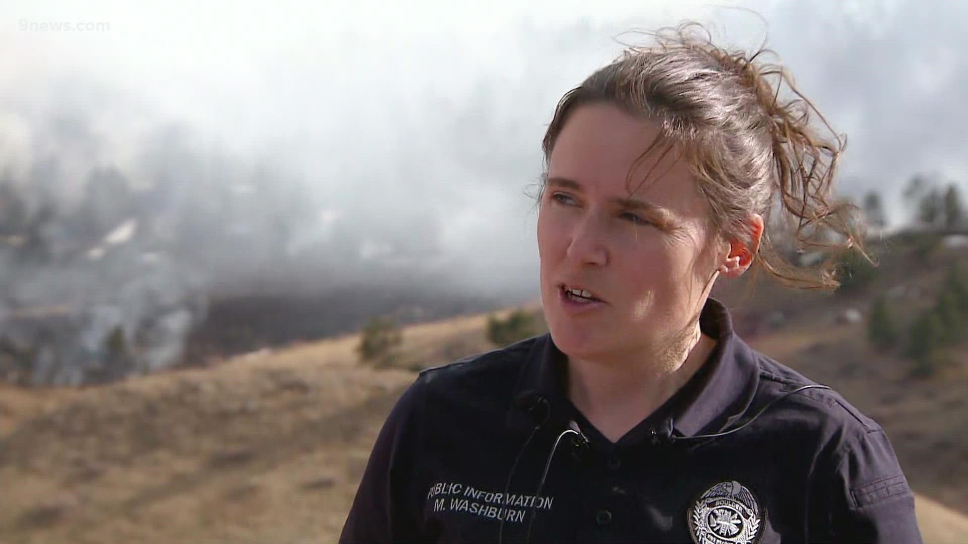 The fire is burning the U.S. National Center for Atmospheric Research in Boulder.