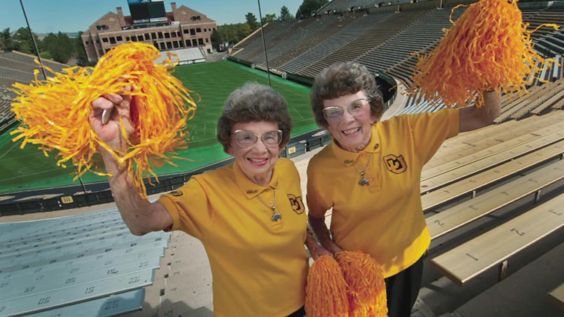 Peggy Coppom and her late sister Betty Hoover known as the 'CU Twins' were chosen for the legacy wing for their contributions to CU Athletics.