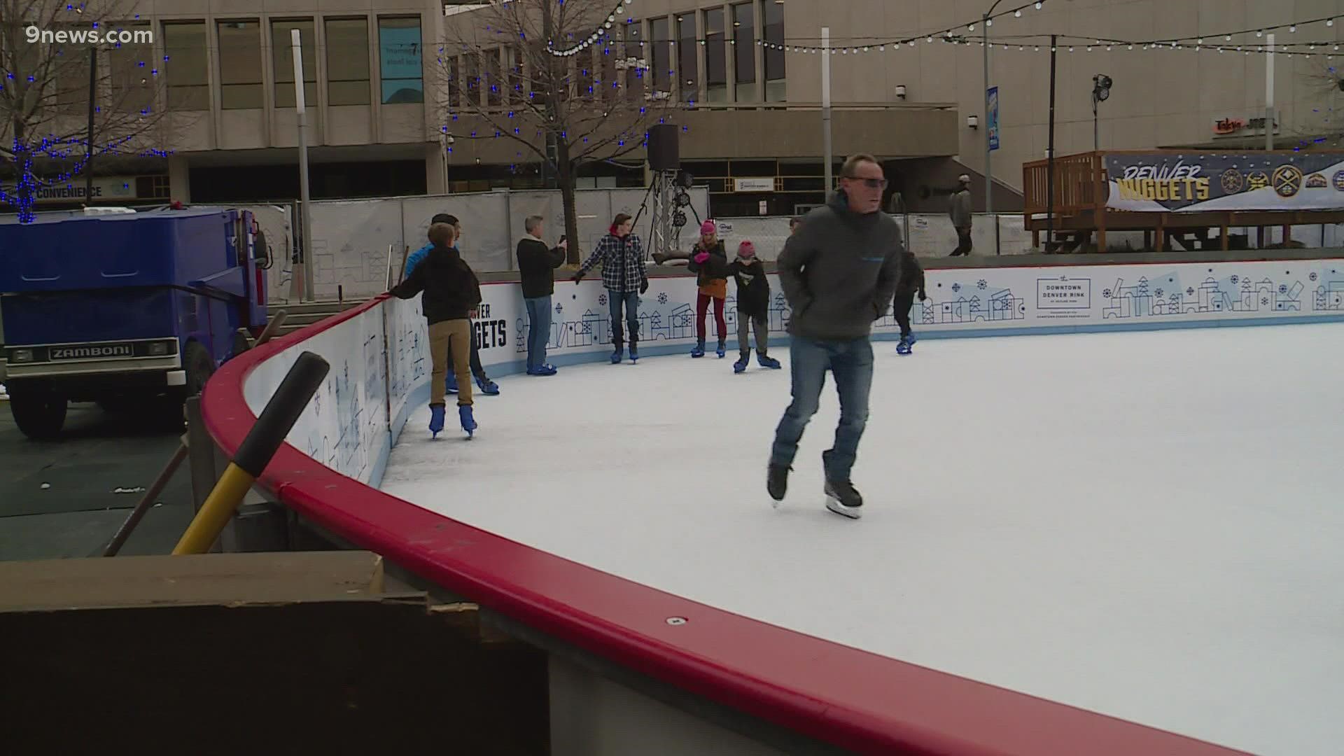 The rink is open now through February at skyline park. It's free if you have your own skates.
