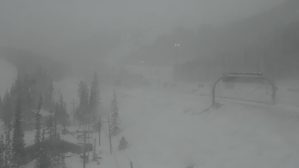 Winter snow storm causes Colorado ski resorts to close | 9news.com