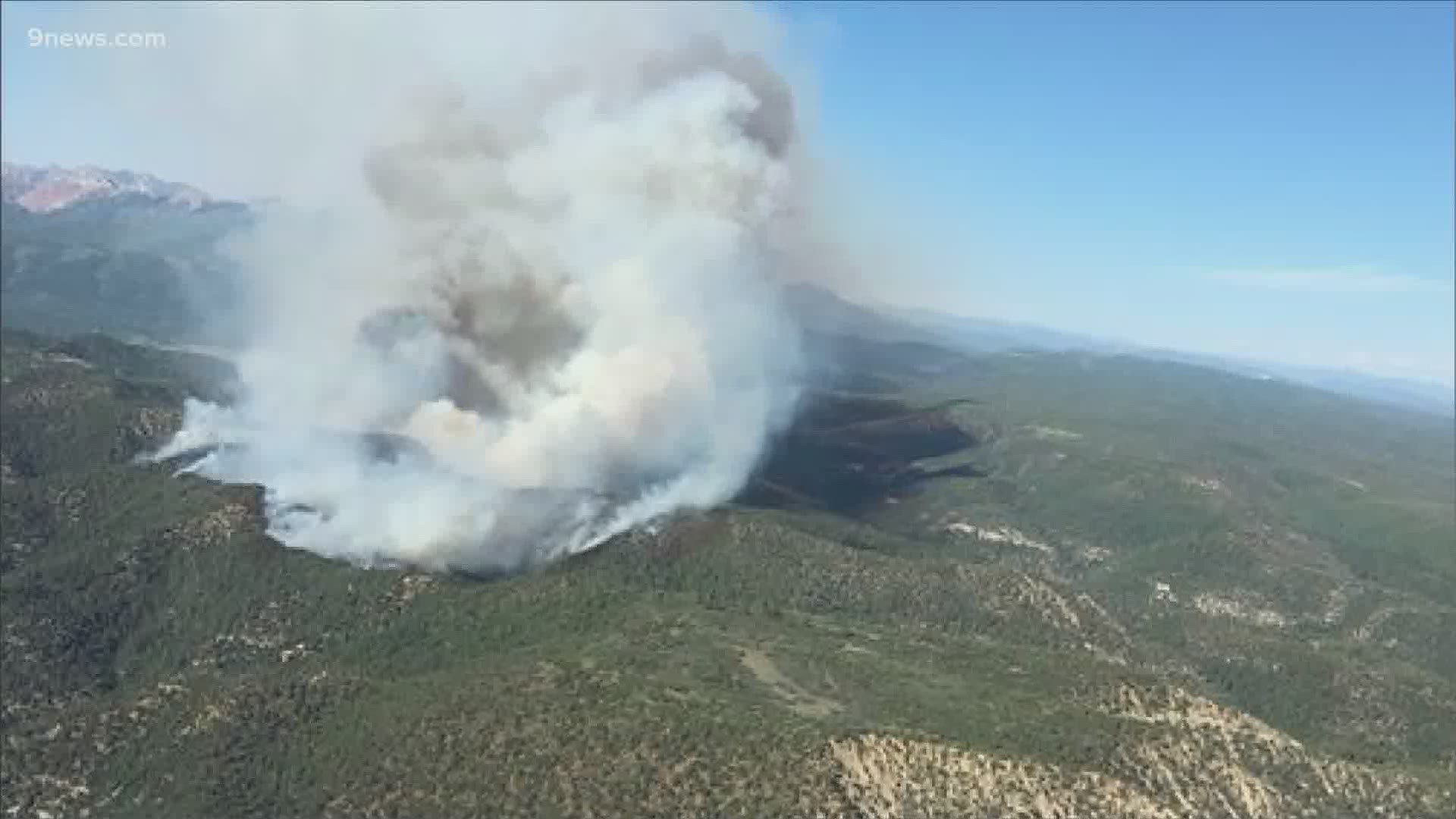 The East Canyon Fire has led to the evacuation of more than two dozen homes near Durango.