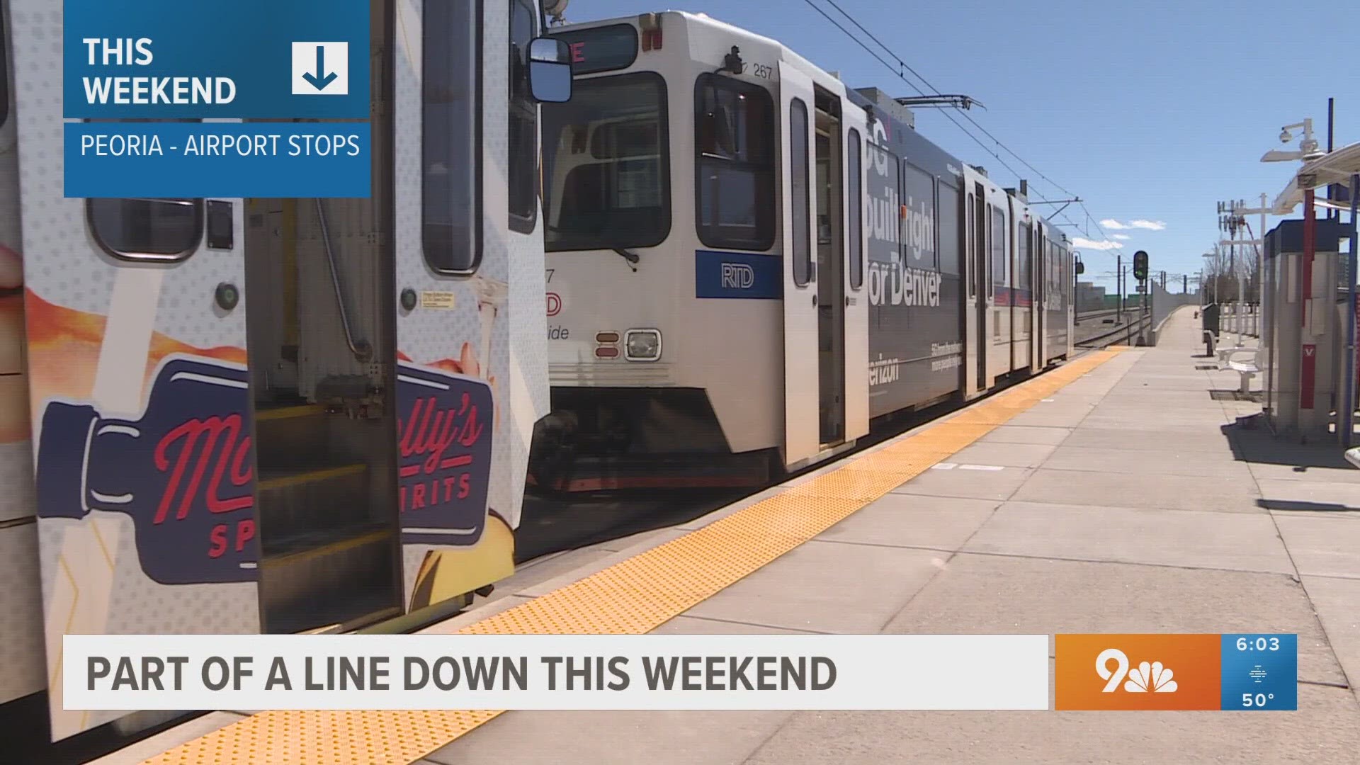 Travelers to DIA can expect disruptions on the RTD A Line this weekend