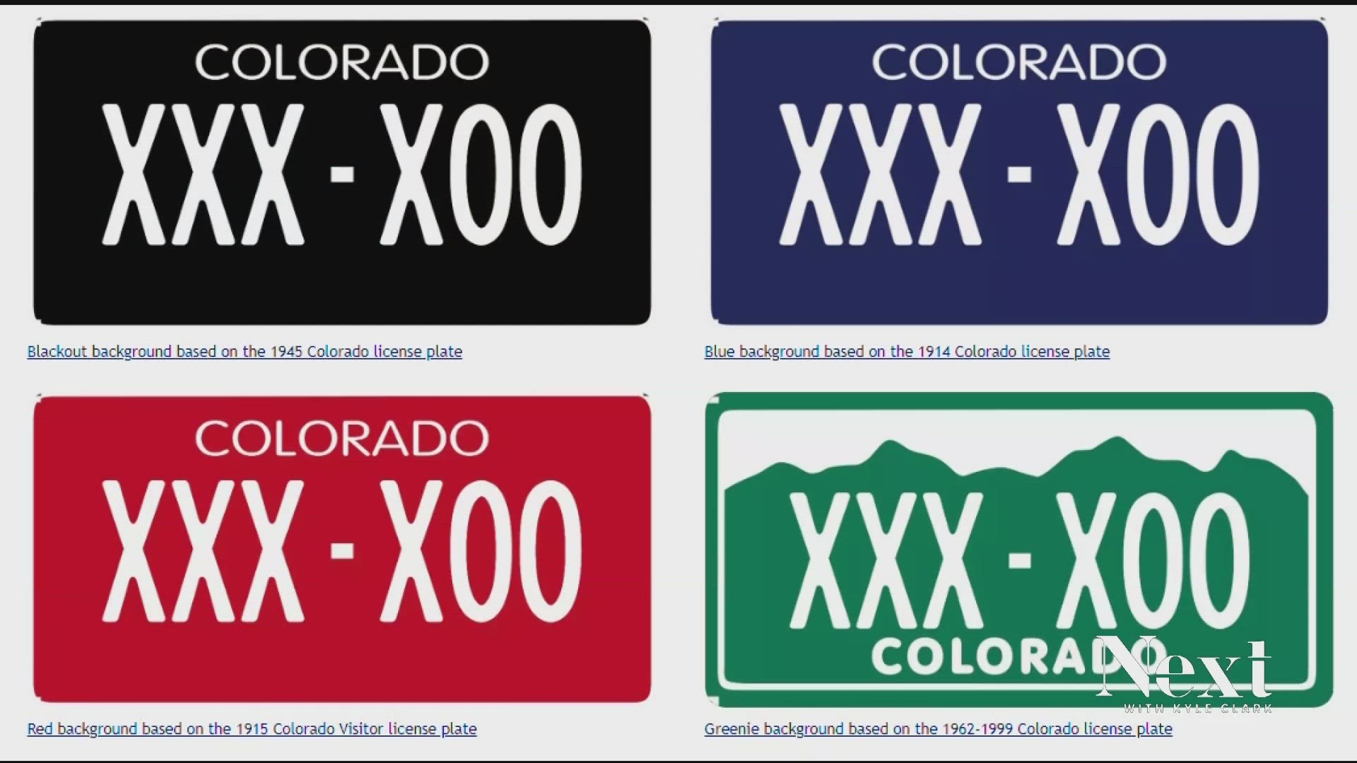 Here's the meaning behind the black license plates in Colorado | 9news.com