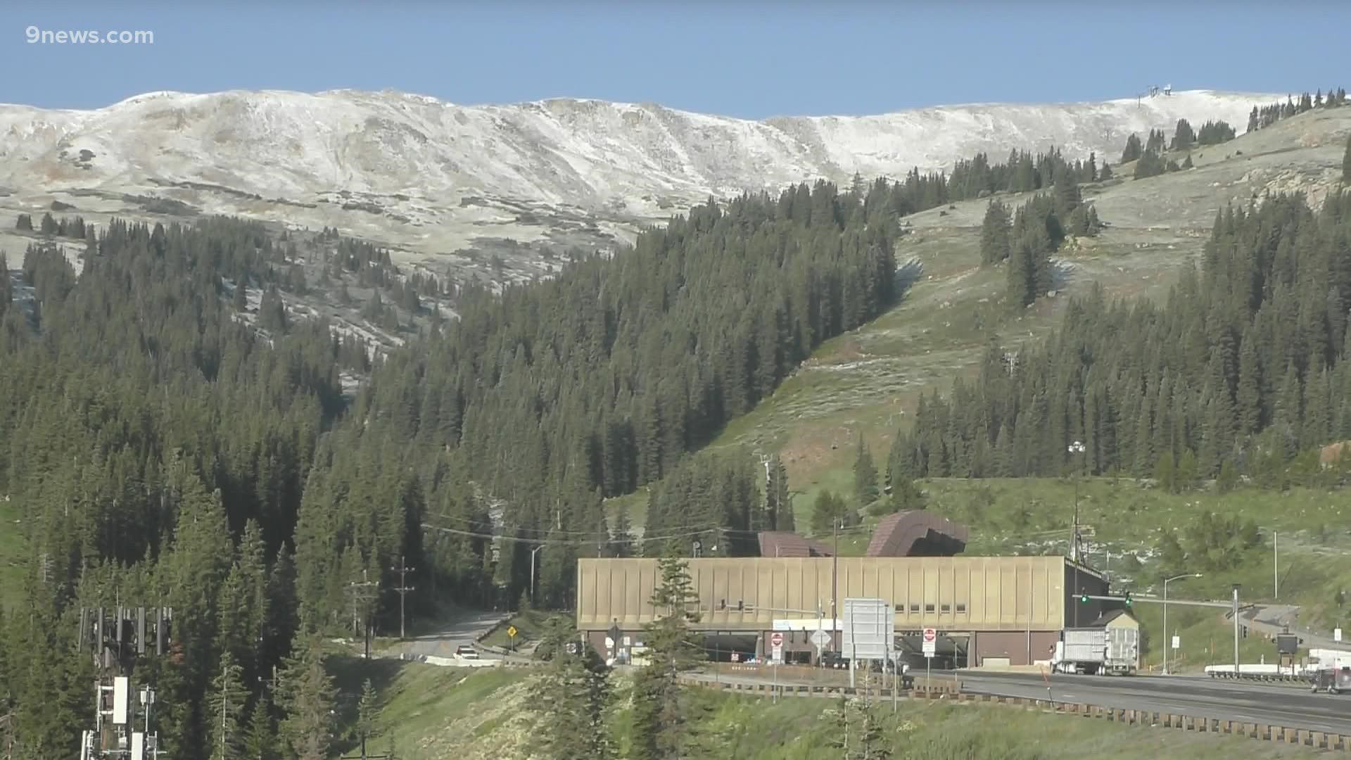 Colorado's mountain high country received its first snow of the 2021-22 season overnight on Friday, Aug. 20.