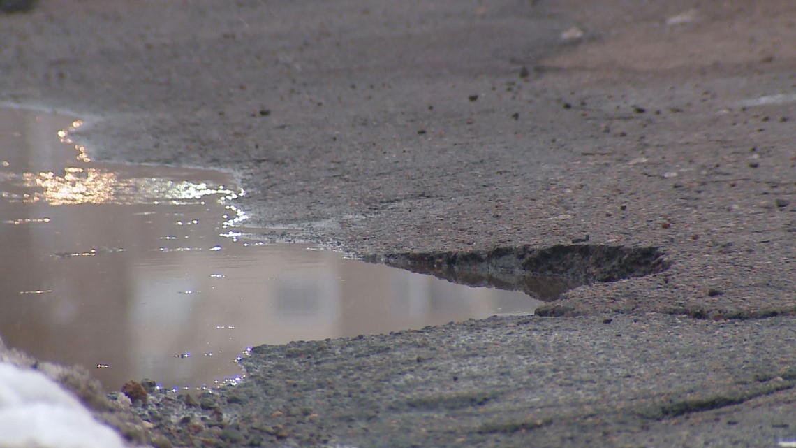 Freeze and thaw cycle to blame for Colorado's potholes | 9news.com