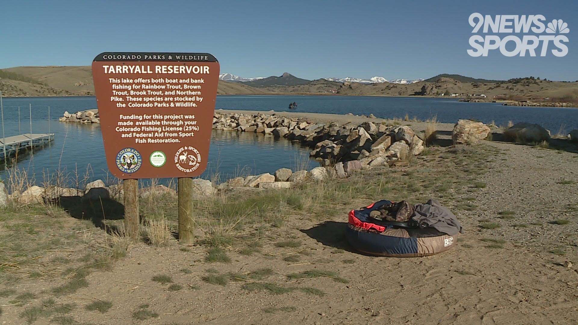 There are a lot of ways to catch a fish, but one of the favorites at Tarryall Reservoir involves fins.