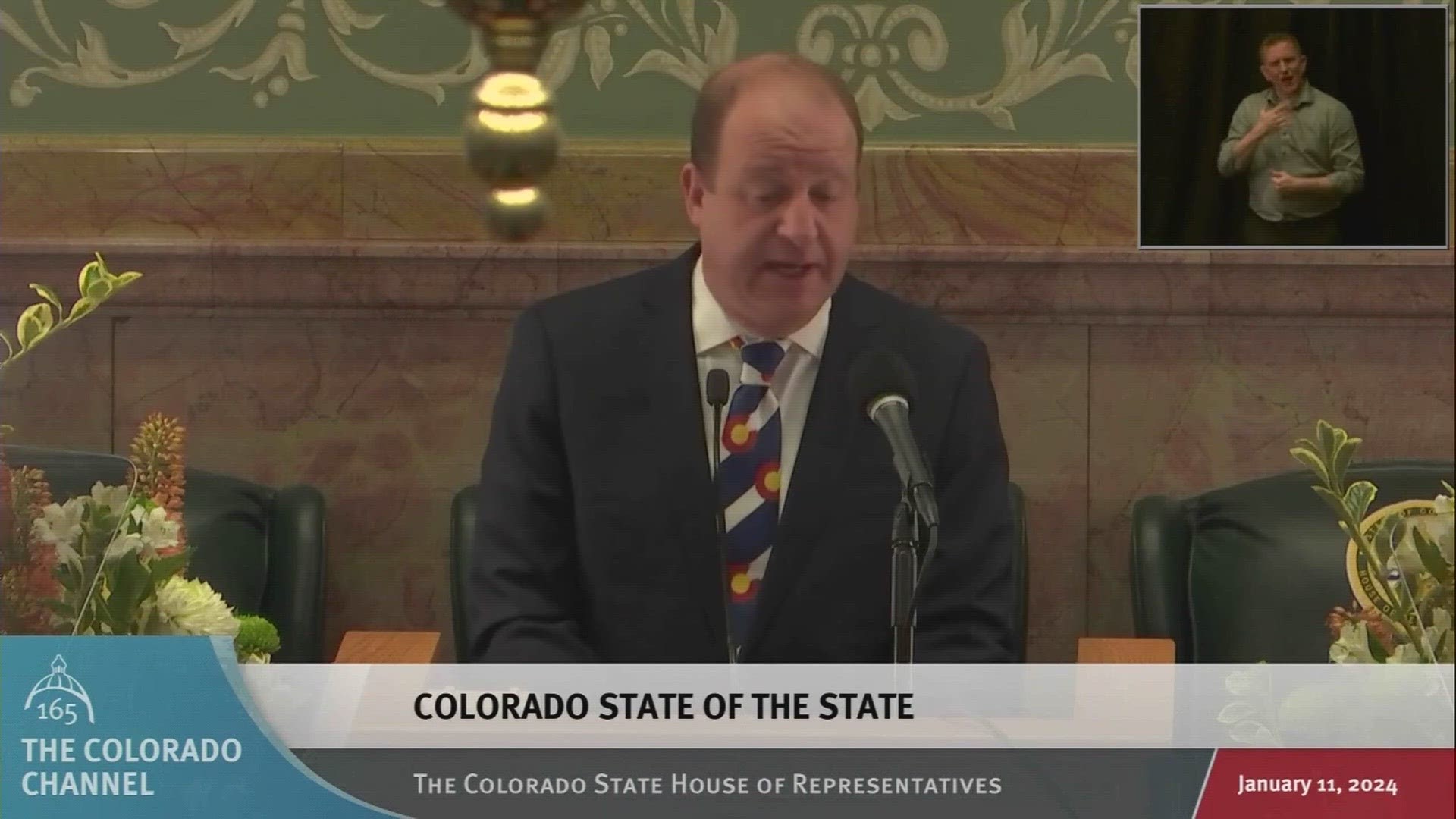 Colorado Gov. Jared Polis laid out his priorities for the coming year during Thursday's speech.