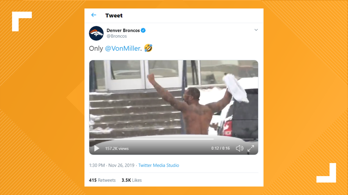 Von Miller Just Wants to be Loved