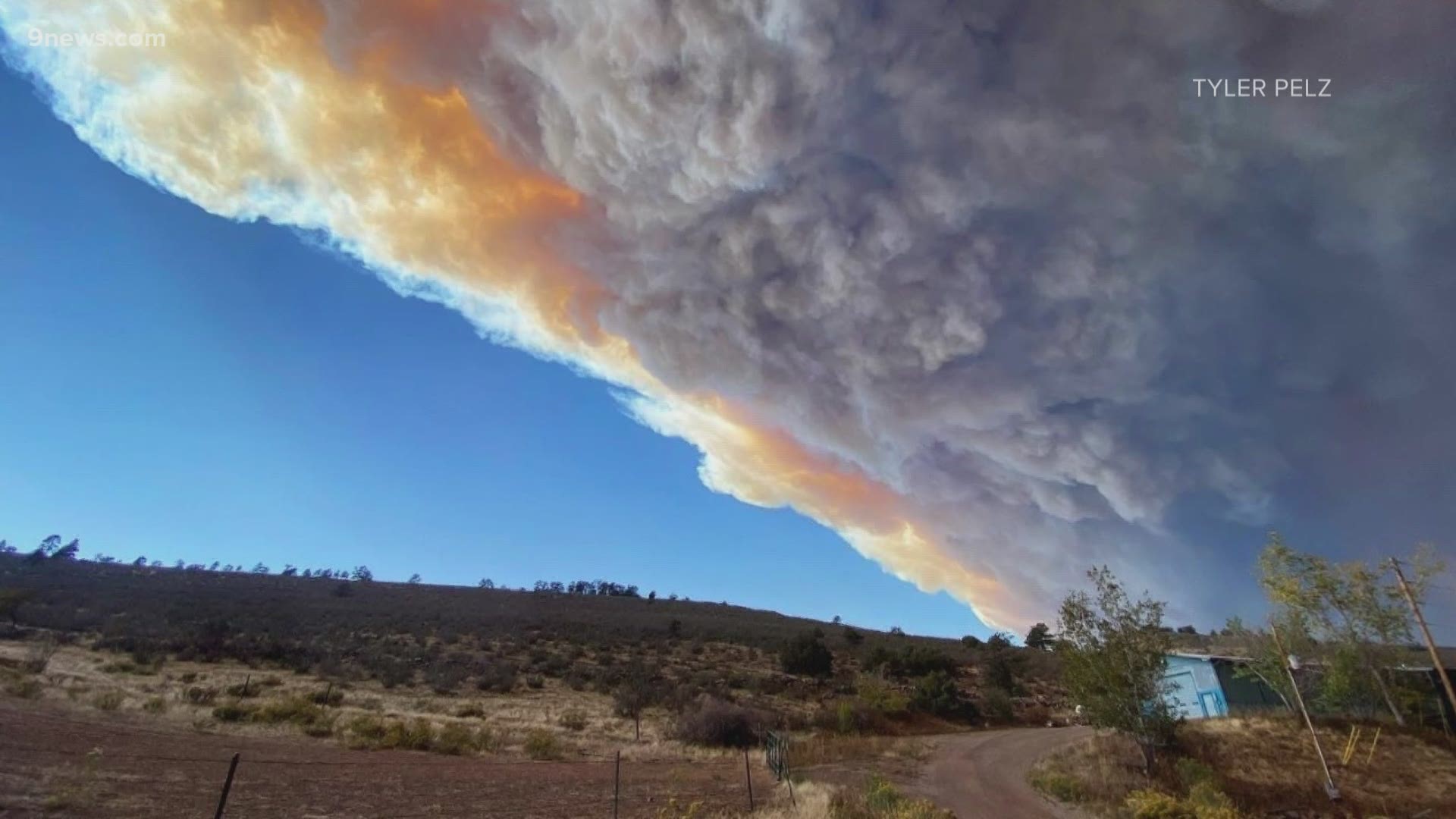 High winds have created "extreme fire conditions" for firefighters at the Cameron Peak Fire, forcing mandatory and voluntary evacuations