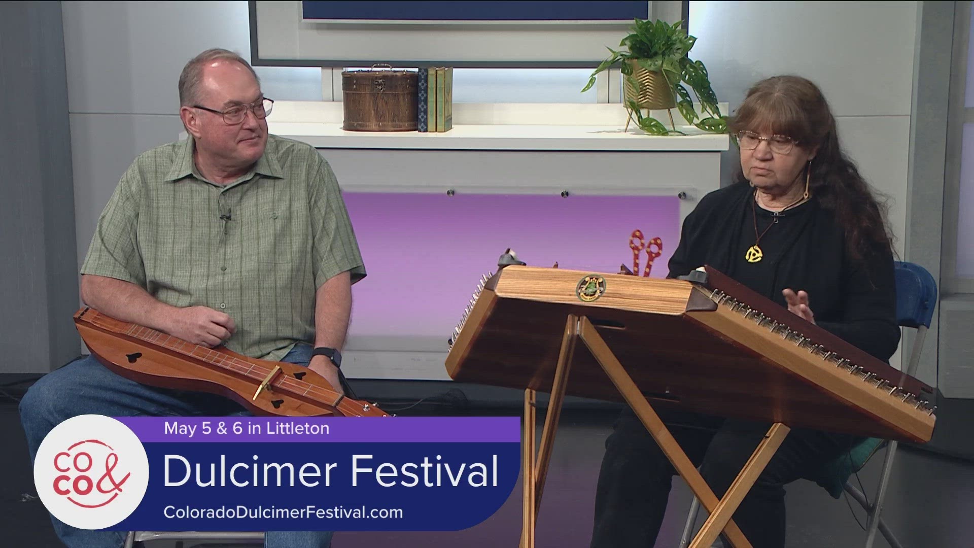The Colorado Dulcimer Festival is May 5th and 6th at St. James Presbyterian Church in Littleton. Learn more and get tickets at ColoradoDulcimerFestival.com.