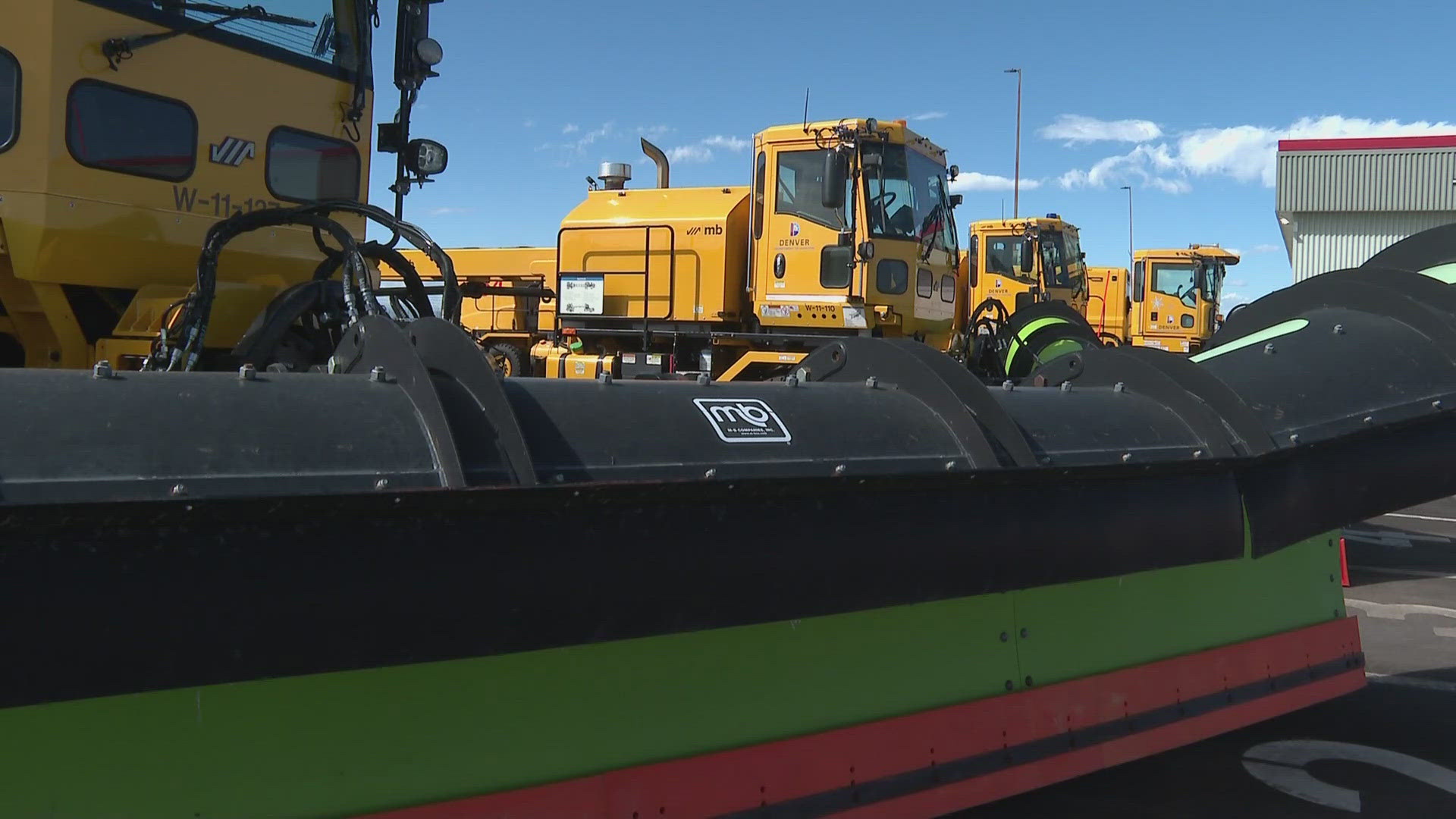 The airport is hoping its new equipment will provide even more reliable snow-clearing service.