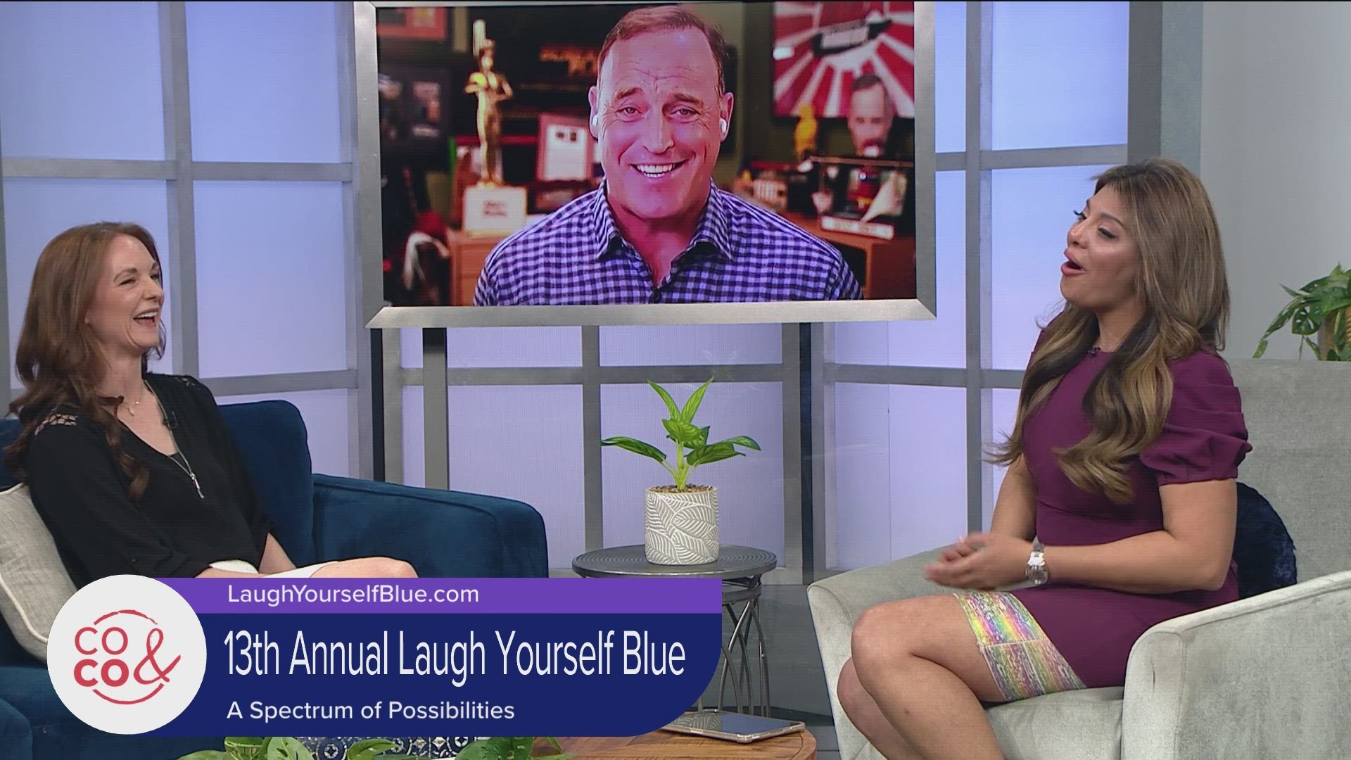 Get your tickets for the 13th Annual Laugh Yourself Blue fundraiser on April 25th! Learn more at LaughYourselfBlue.com.