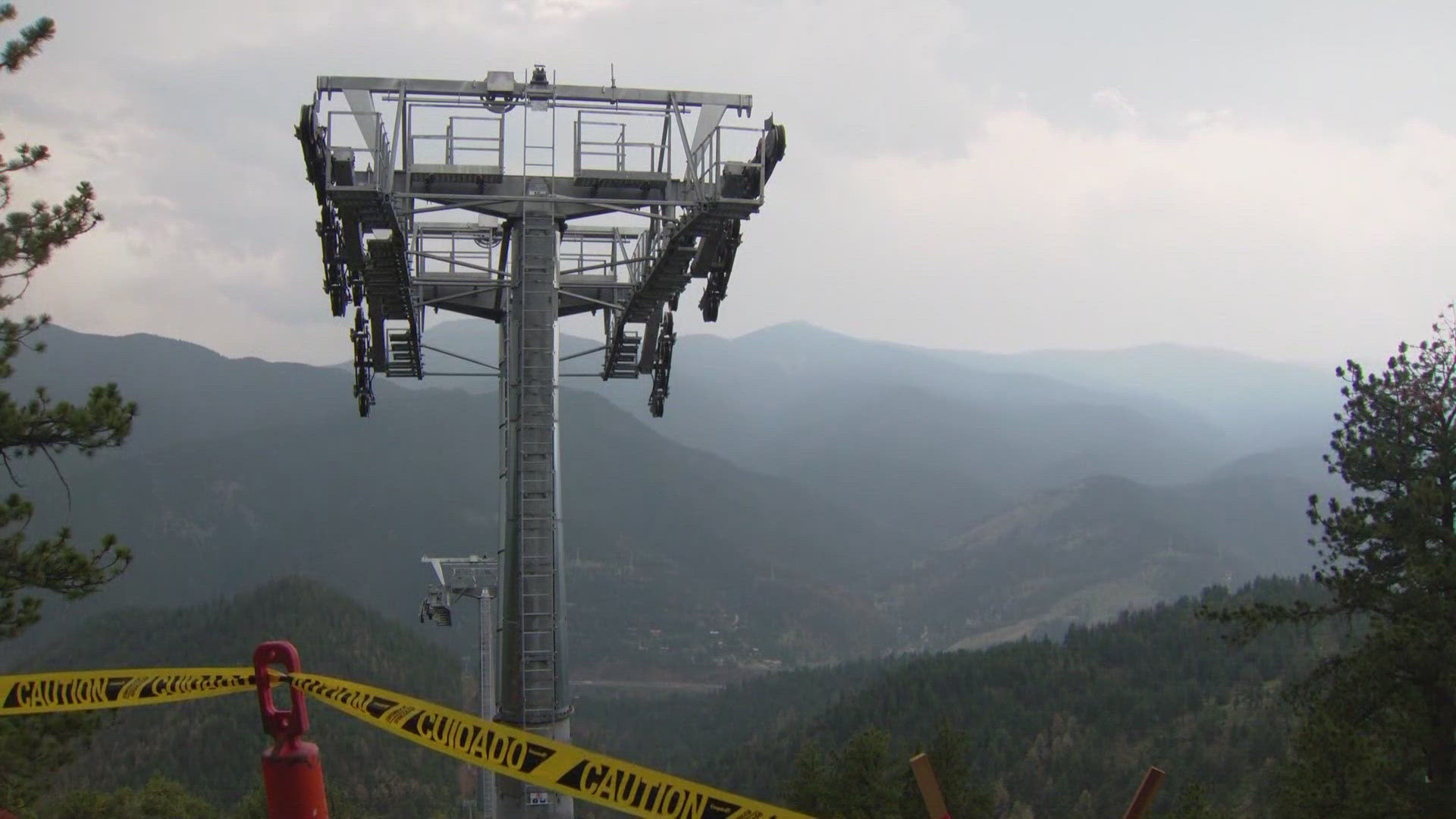 The town is working to construct a gondola high above the old Argo Mill at Virginia Canyon Mountain Park.