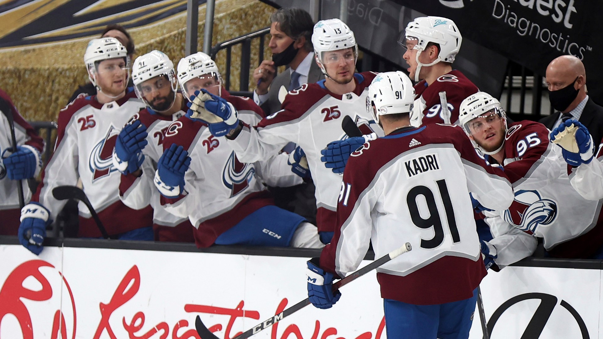 Nazem Kadri Late Goal Gives Avalanche 3-2 Win Over Vegas Knights ...