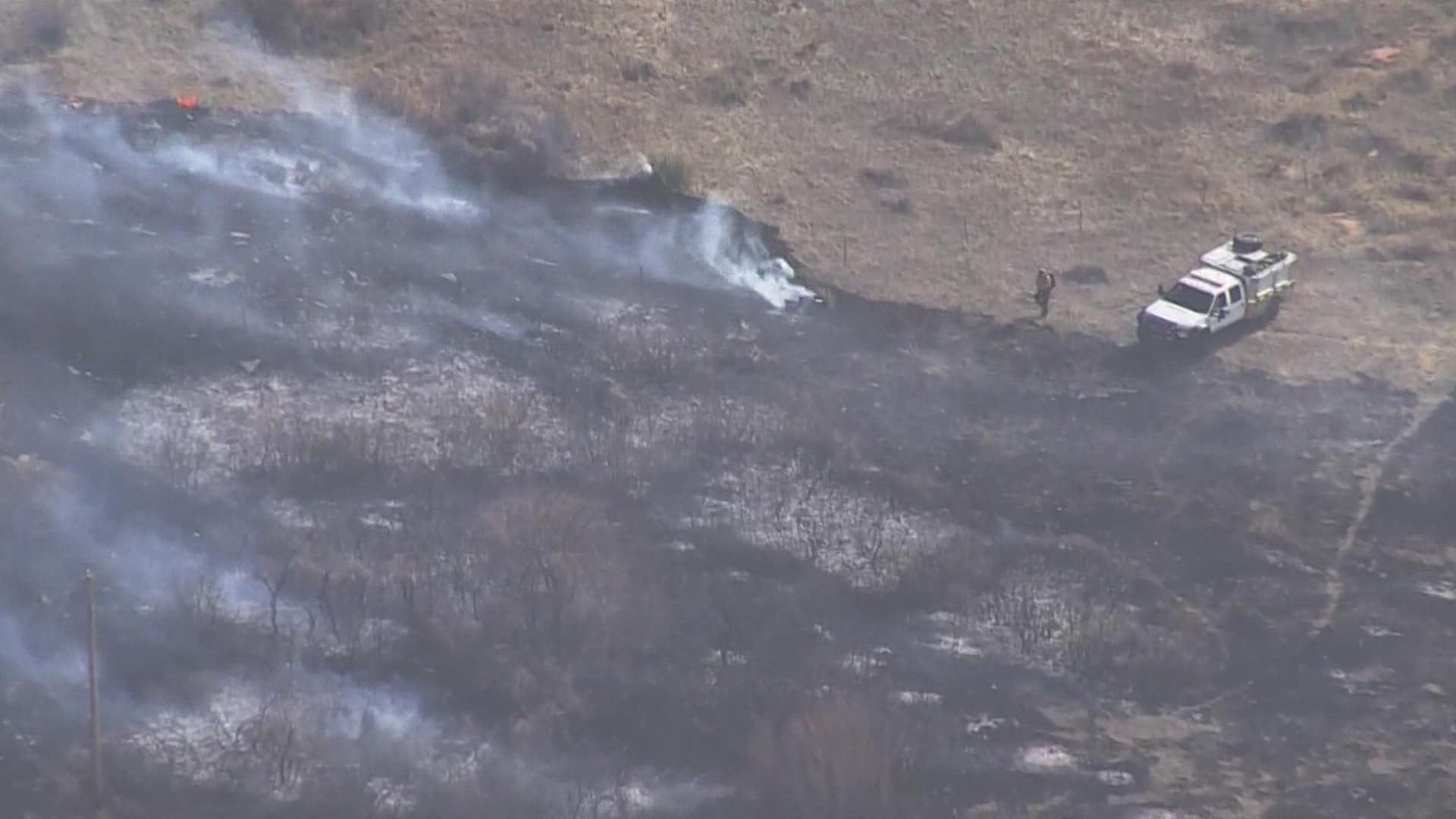 Wildfire in Larimer County north of Lyons fully contained | 9news.com