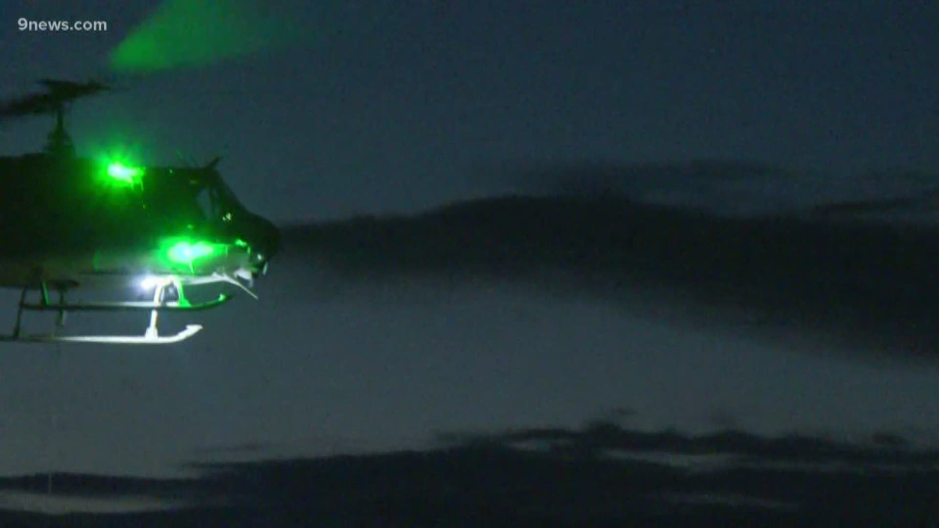 Colorado is the first state in the nation to allow helicopters fighting fires to fly after dark.
